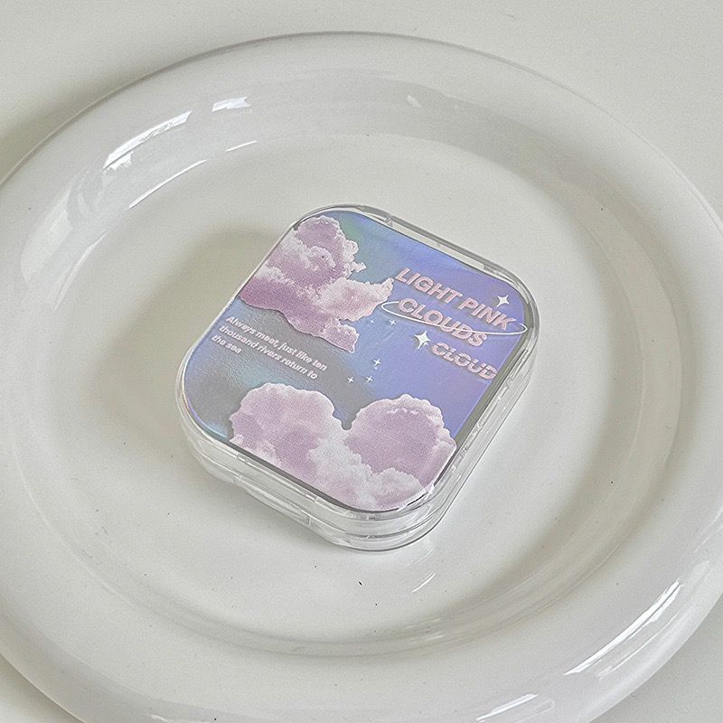 Dreamy Iridescent Cloud Transparent Lens Case 