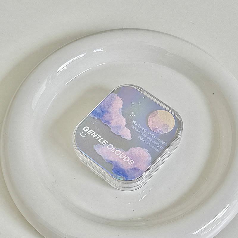 Dreamy Iridescent Cloud Transparent Lens Case 