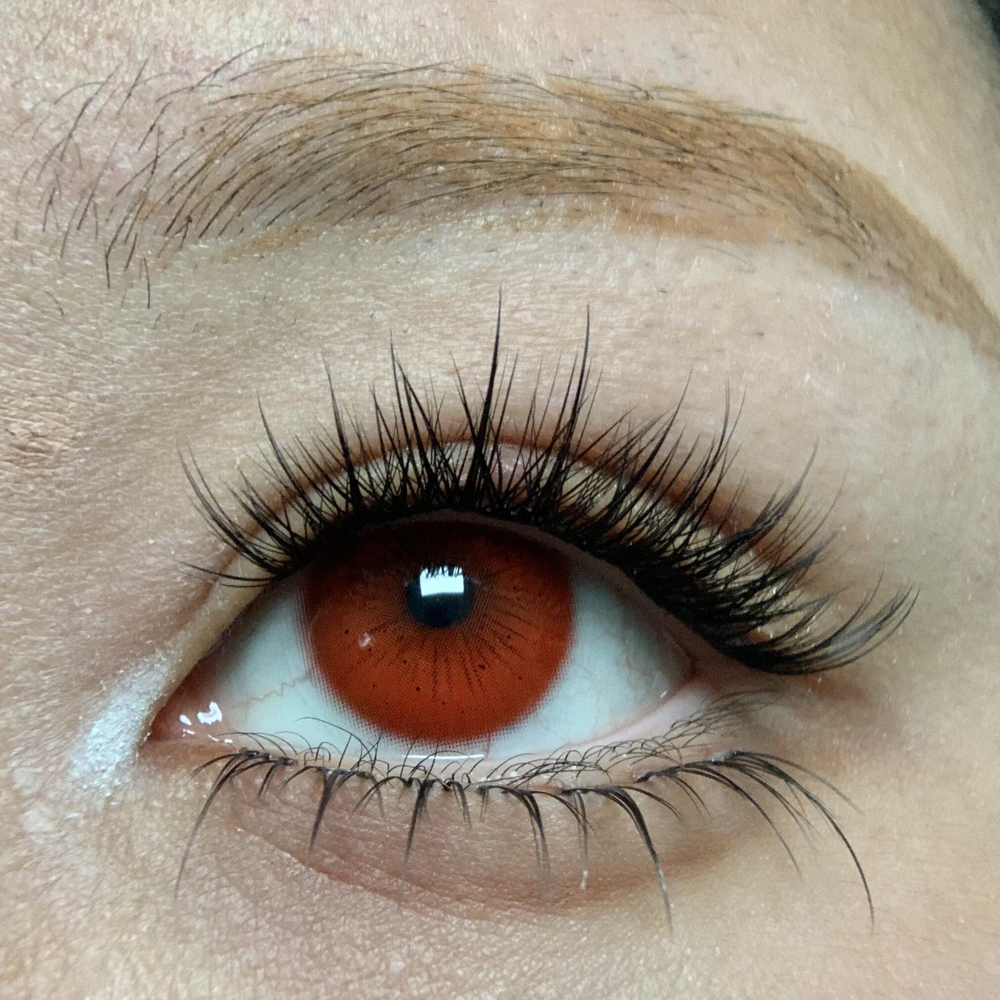 Eyeza Mysteria Red Colored Contacts | 1 Year, image size:2021x2021