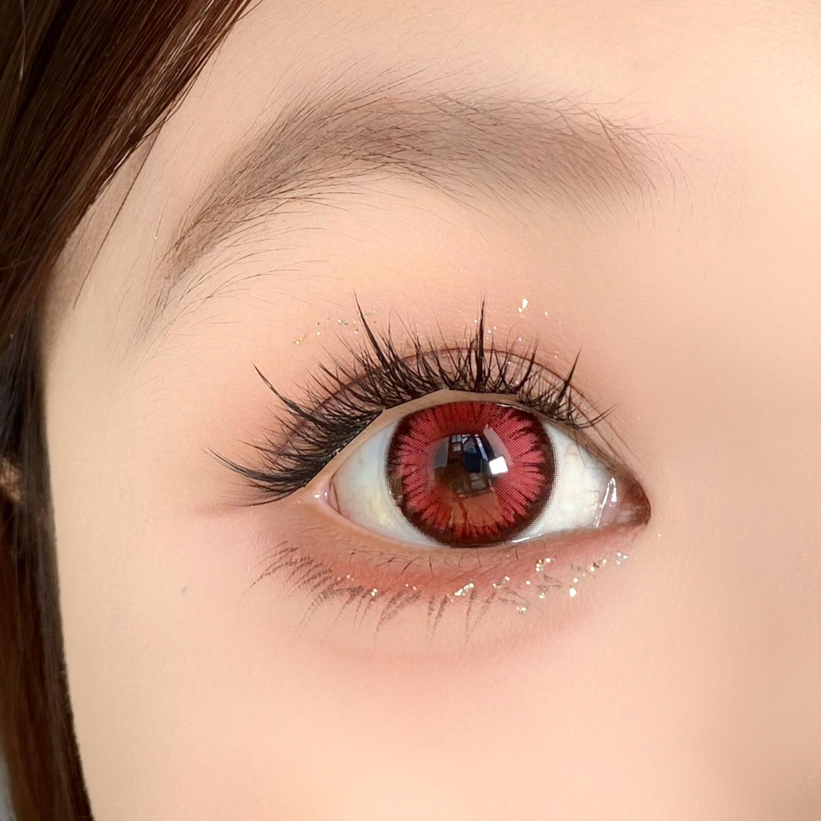 Eyeza Icy Petal Red | 1 Year