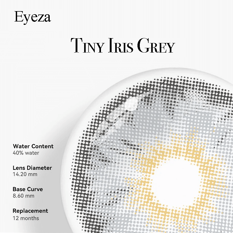 Eyeza Tiny Iris Grey | 1 Year