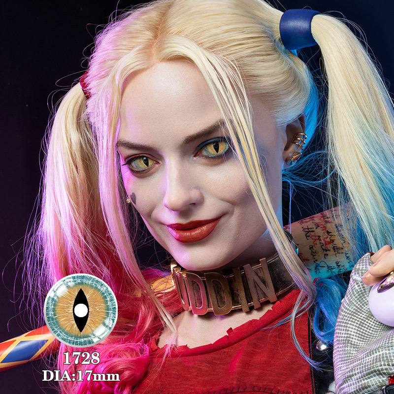 Eyeza Brown Lizard Mini Sclera 17mm | 1 Year