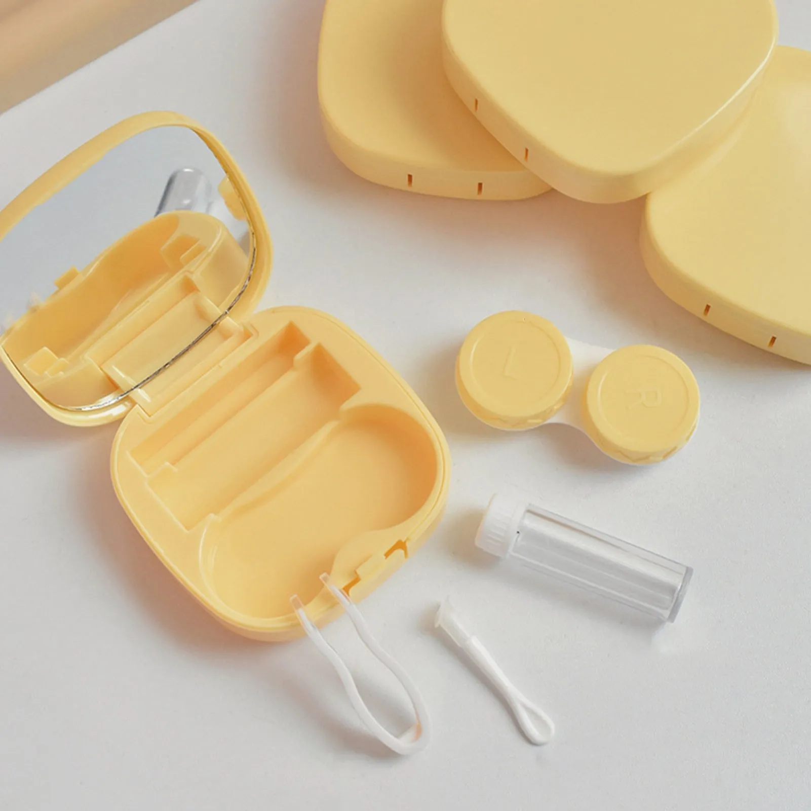 Candy Color Contact Lens Case Travel Kit