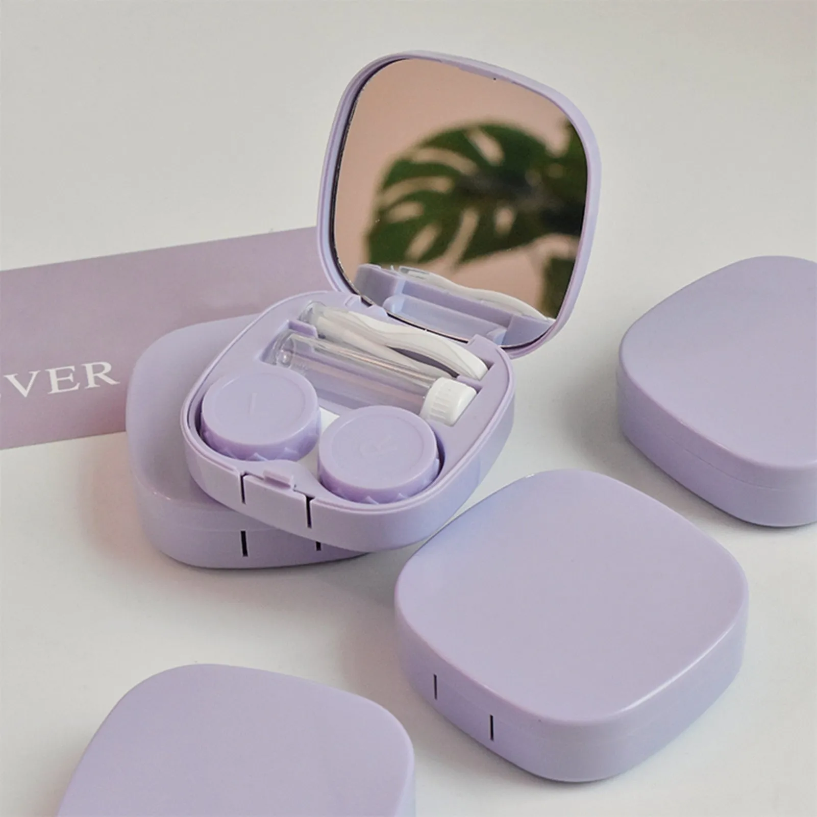 Candy Color Contact Lens Case Travel Kit