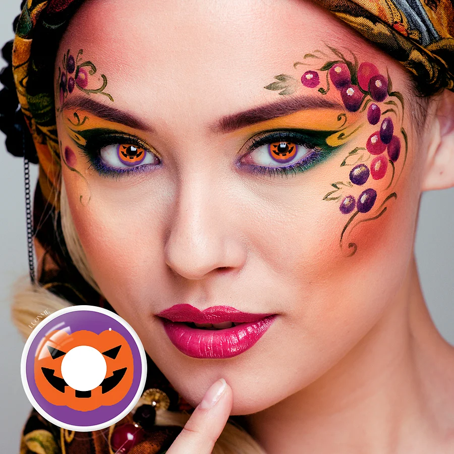 Eyeza Pumpkin Cosplay Contacts | 1 Year