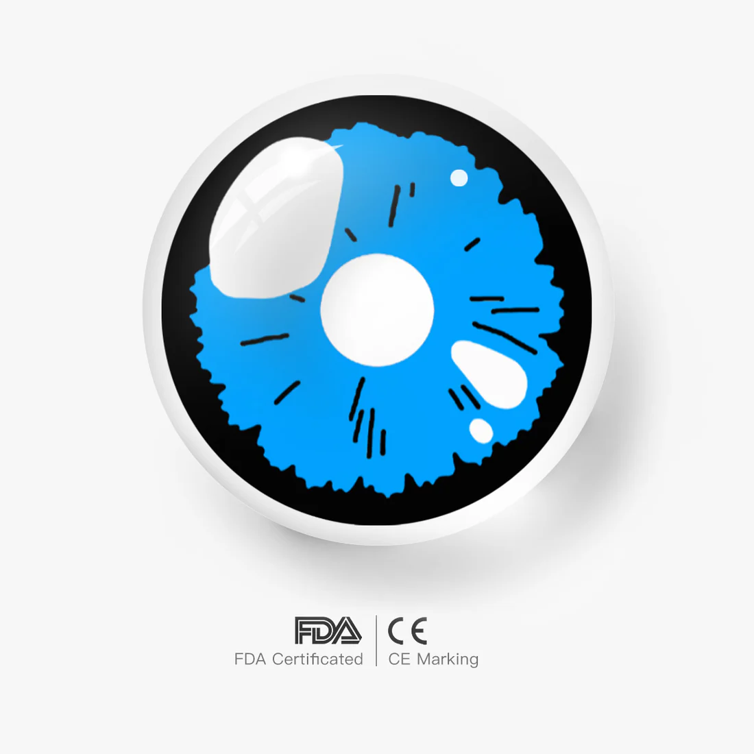 Eyeza Black Lobelia Blue | 1 Year