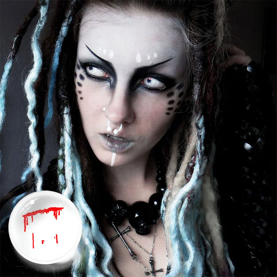 Eyeza White Slit | 1 Year