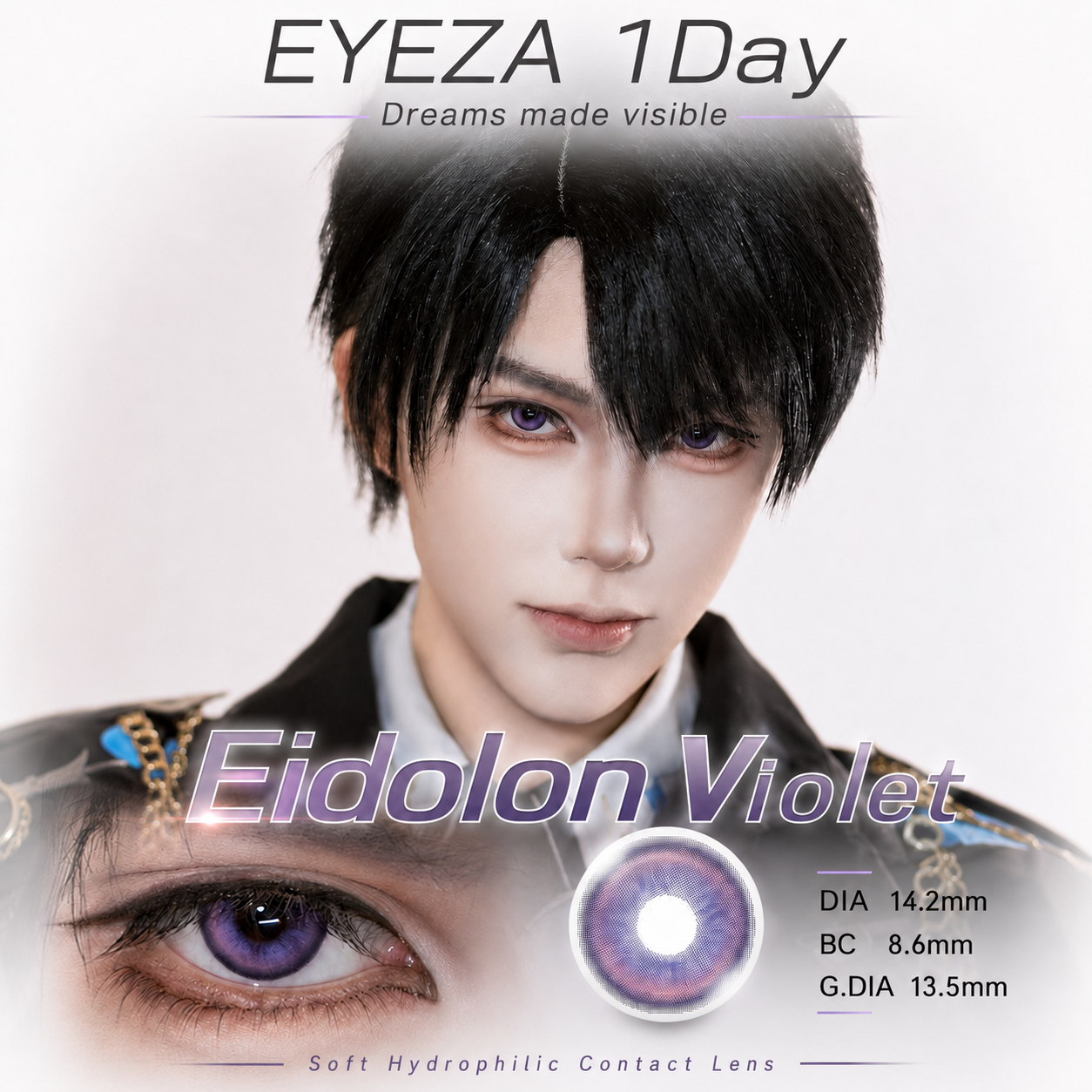 Eyeza Eidolon Violet | 1 Day