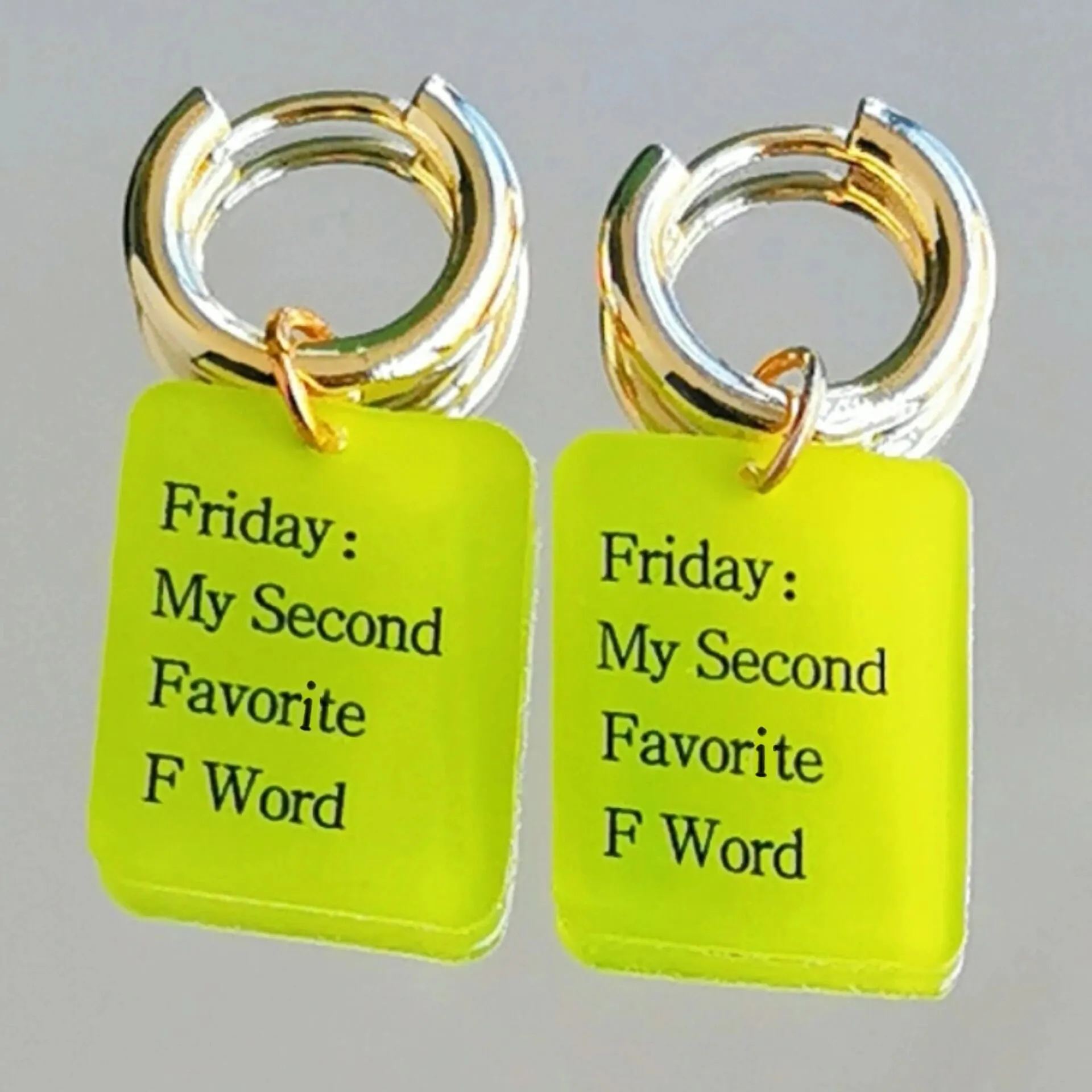 Eyeza Favorite F Word Earrings