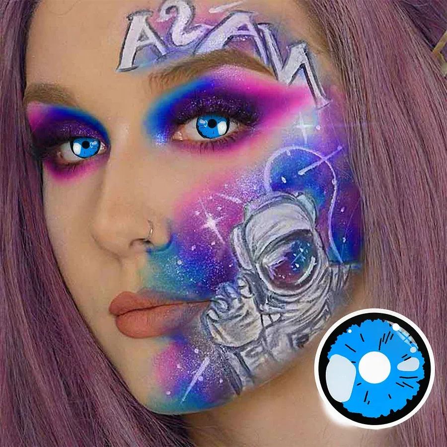 Eyeza Black Lobelia Blue | 1 Year