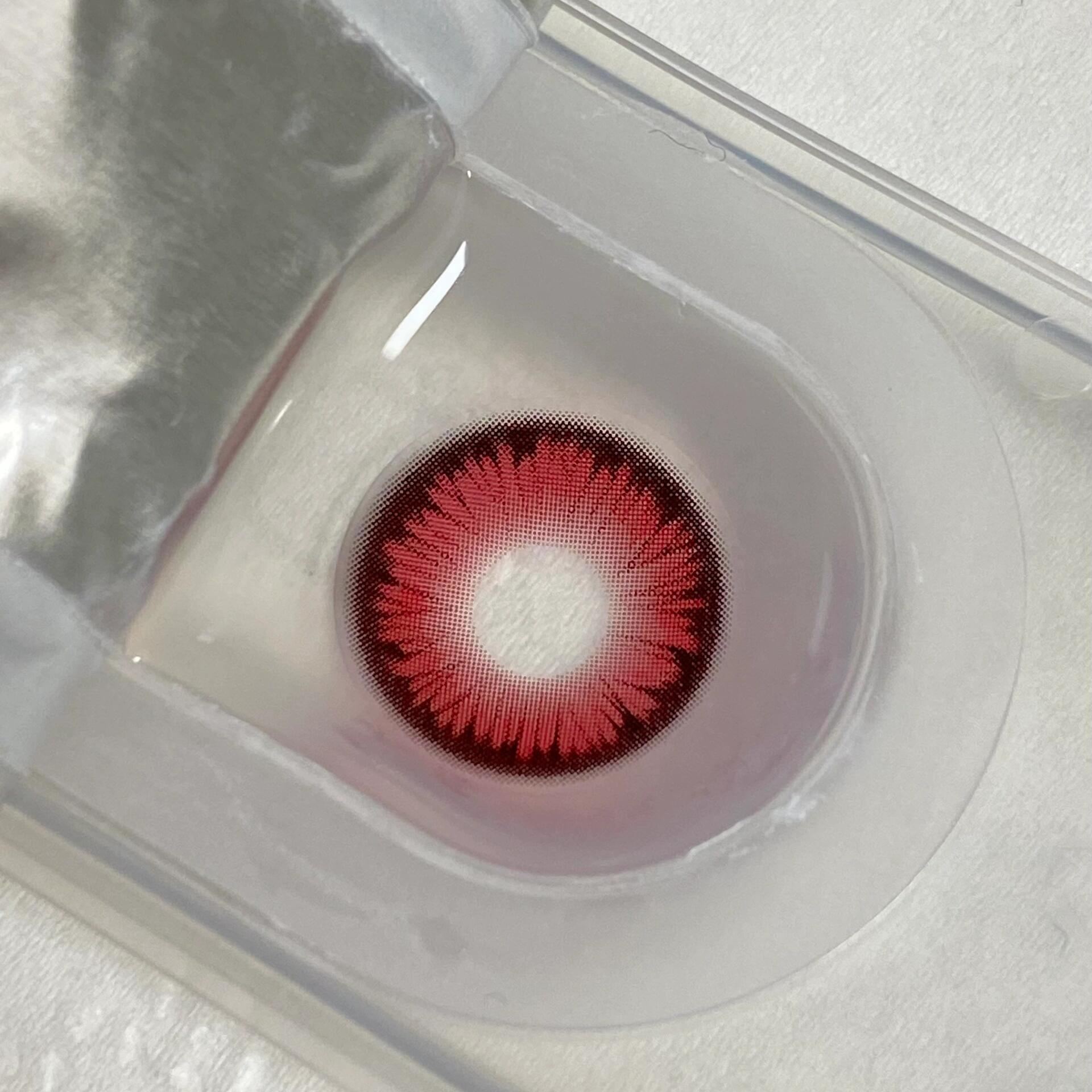 Eyeza Icy Petal Red | 1 Year