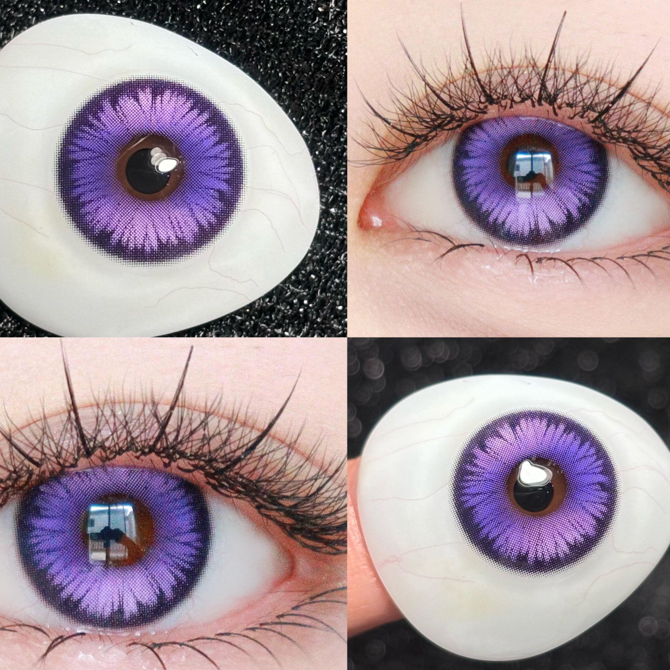 Eyeza Icy Petal Purple | 1 Year