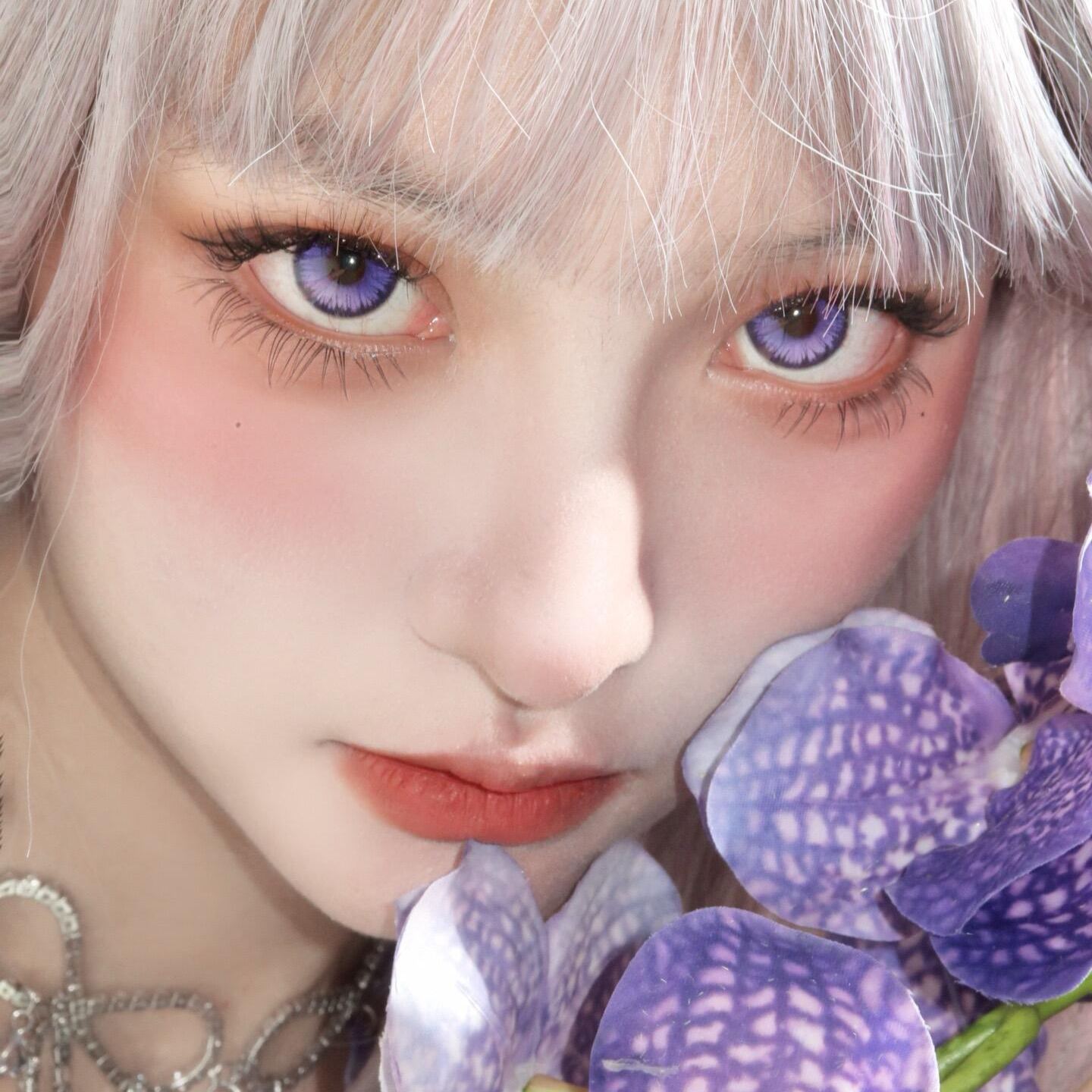 Eyeza Icy Petal Purple | 1 Year