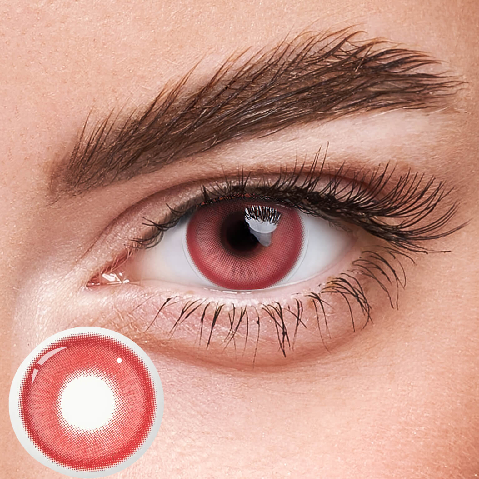 Eyeza Magic Coral Red  | 1 Year