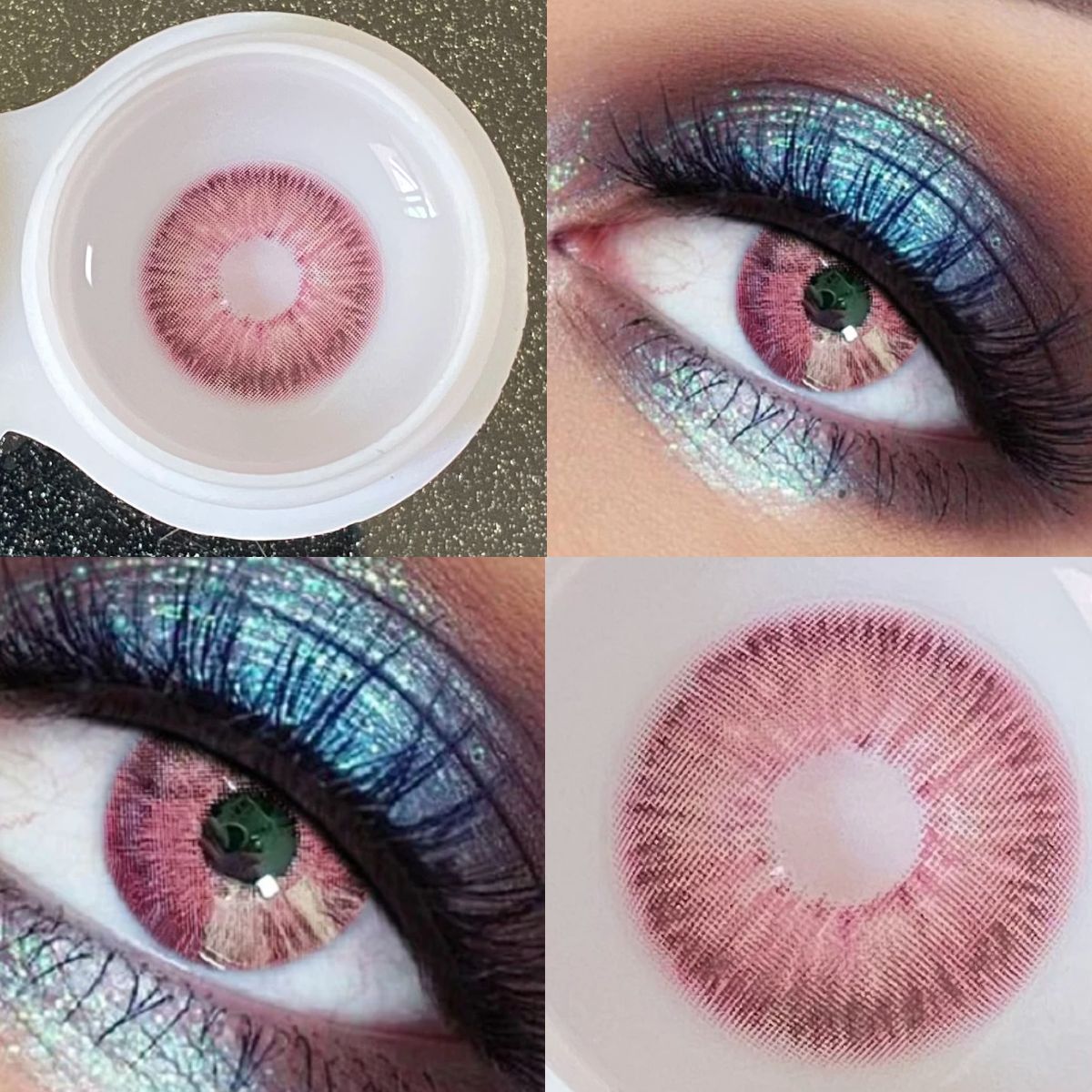 pink eye contacts
air optix aqua
freshlook colorblends
prescription colored contacts