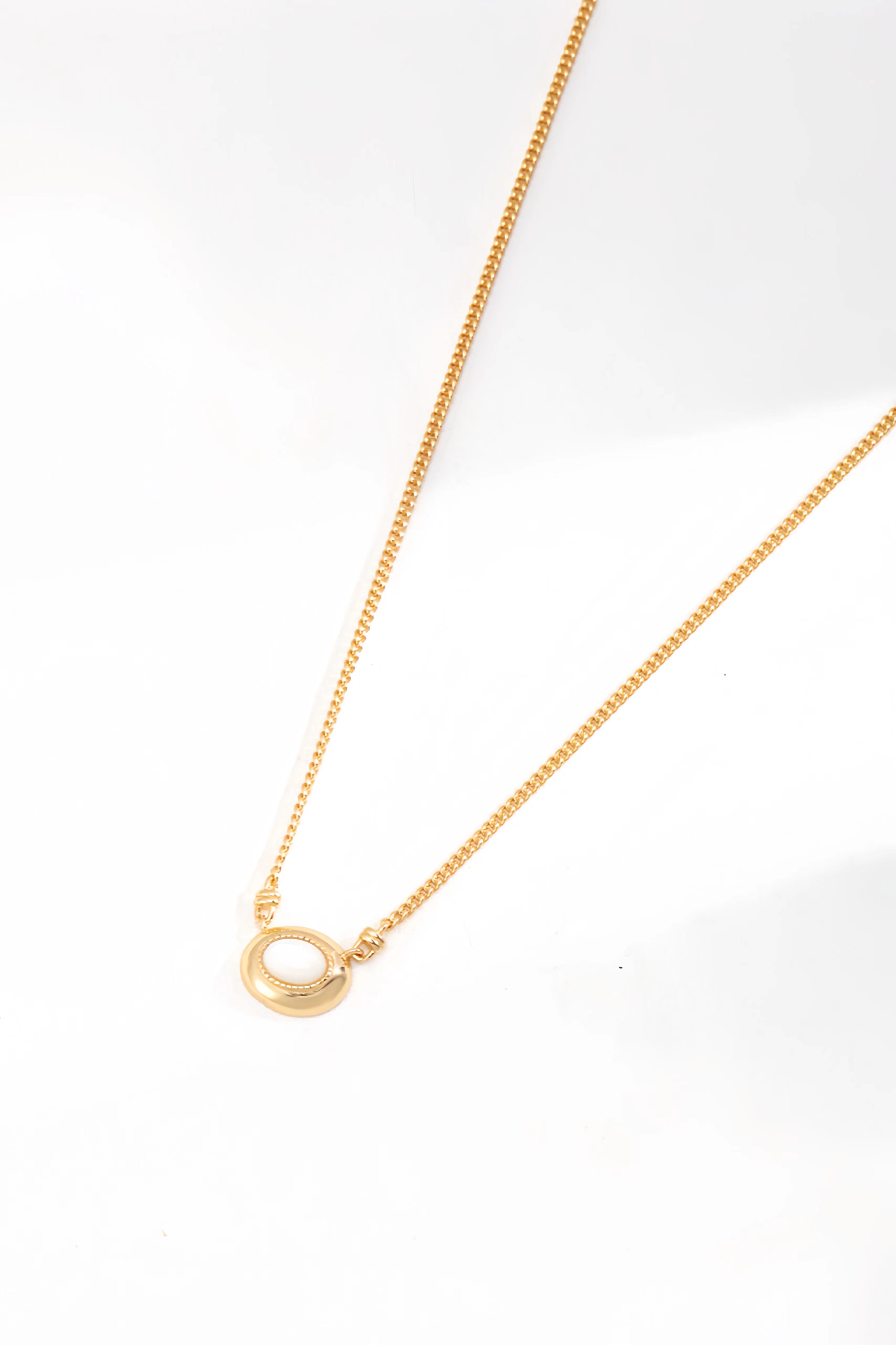 18K S925 Sterling Silver Fashion Elegant Mother of Pearl Jewelry Set