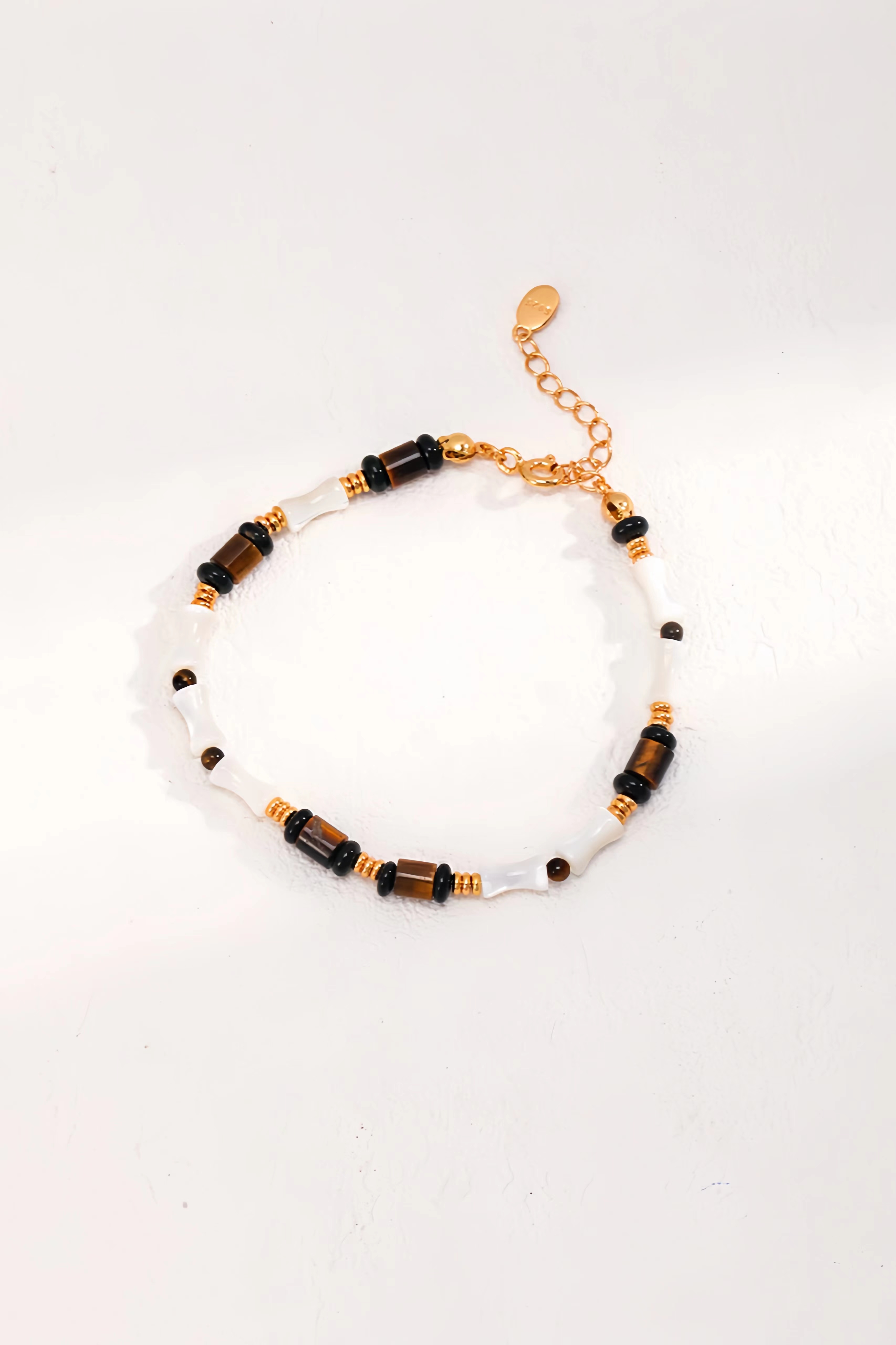 18K S925 Sterling Silver Tiger's Eye Vintage Fashion Collection