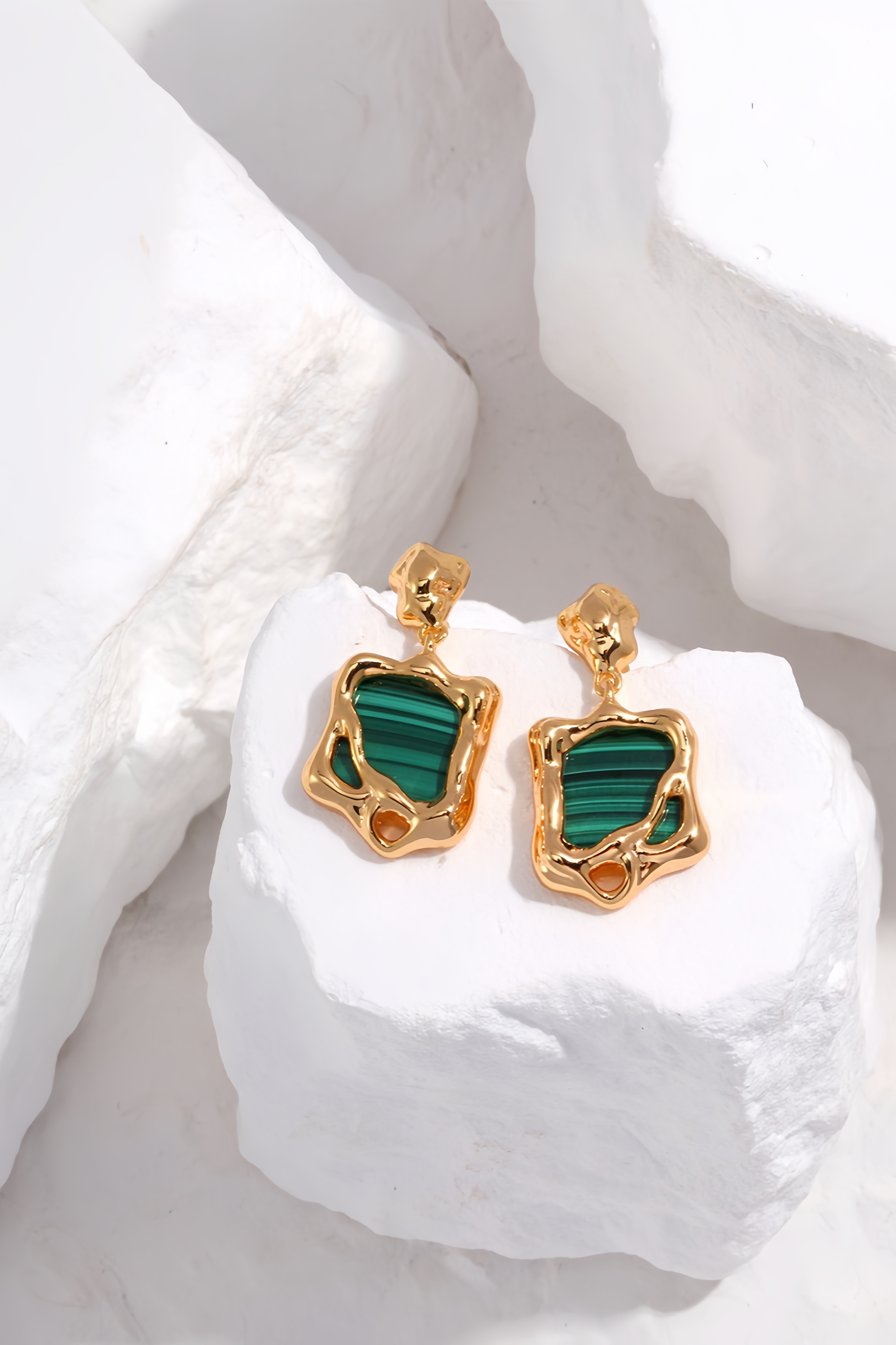 18K S925 Sterling Silver High Fashion Earrings Necklace