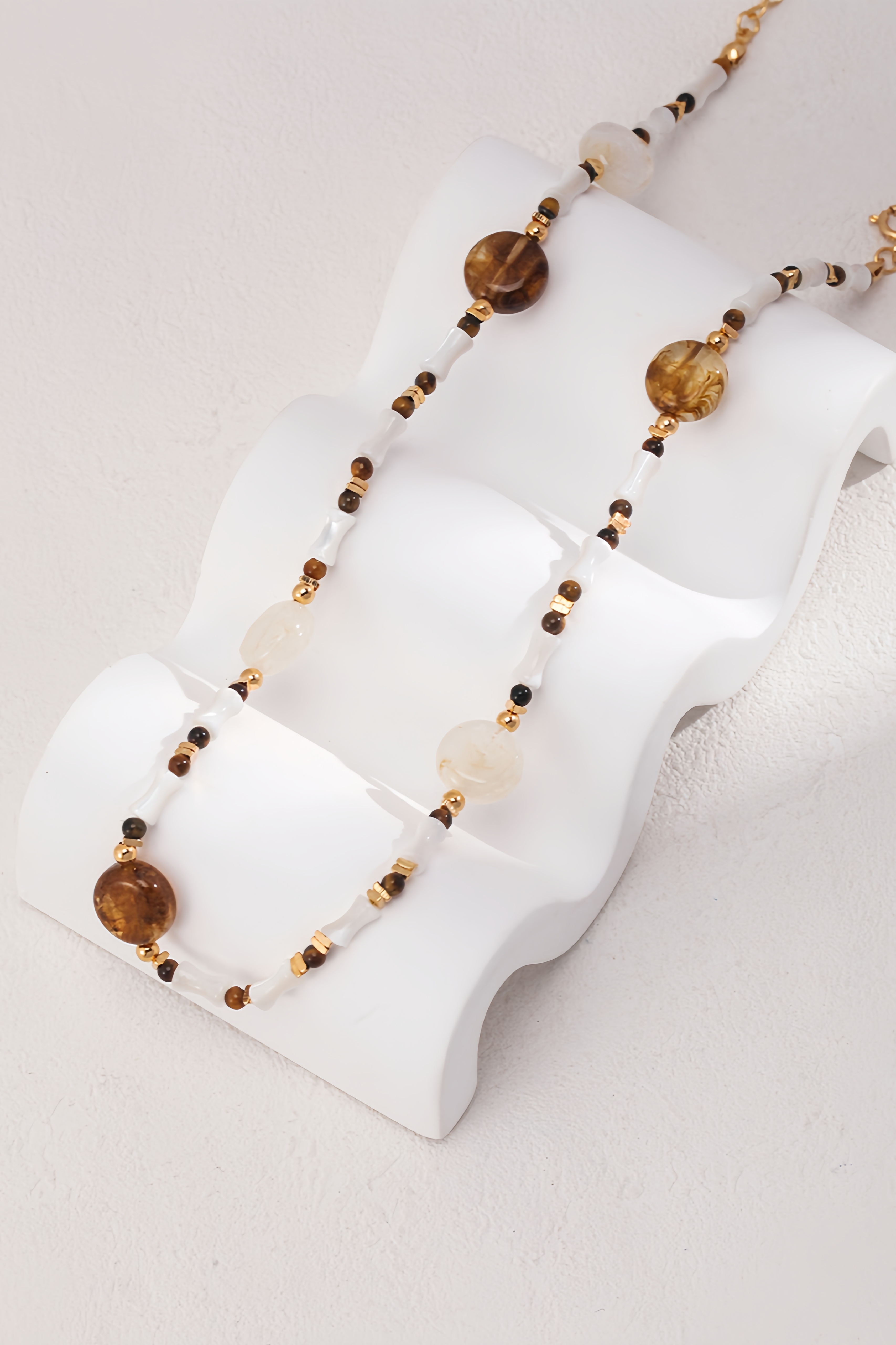 18K S925 Sterling Silver Vintage Fashion Earrings Necklace