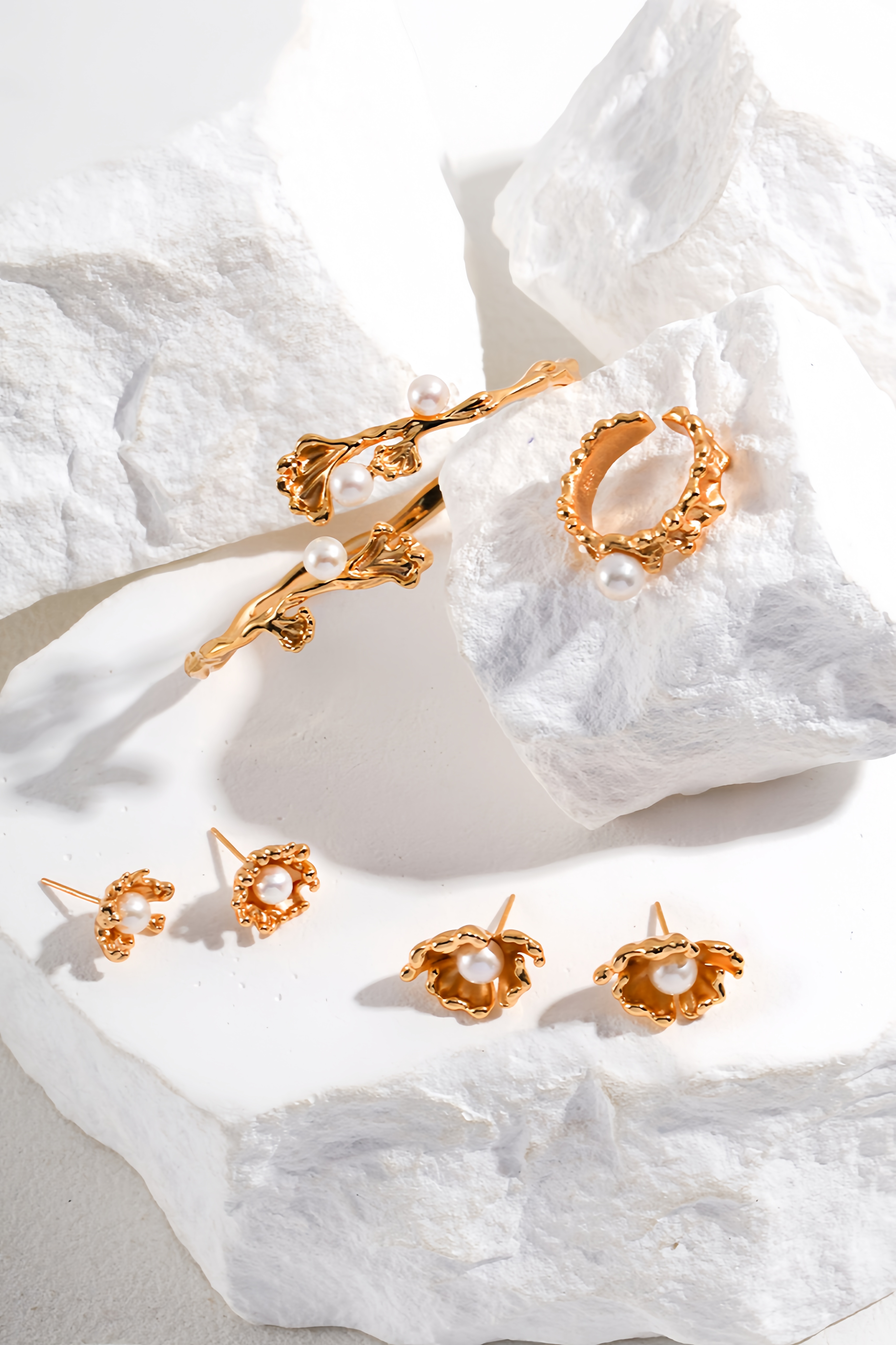 18K S925 sterling silver fashion personality retro exquisite series