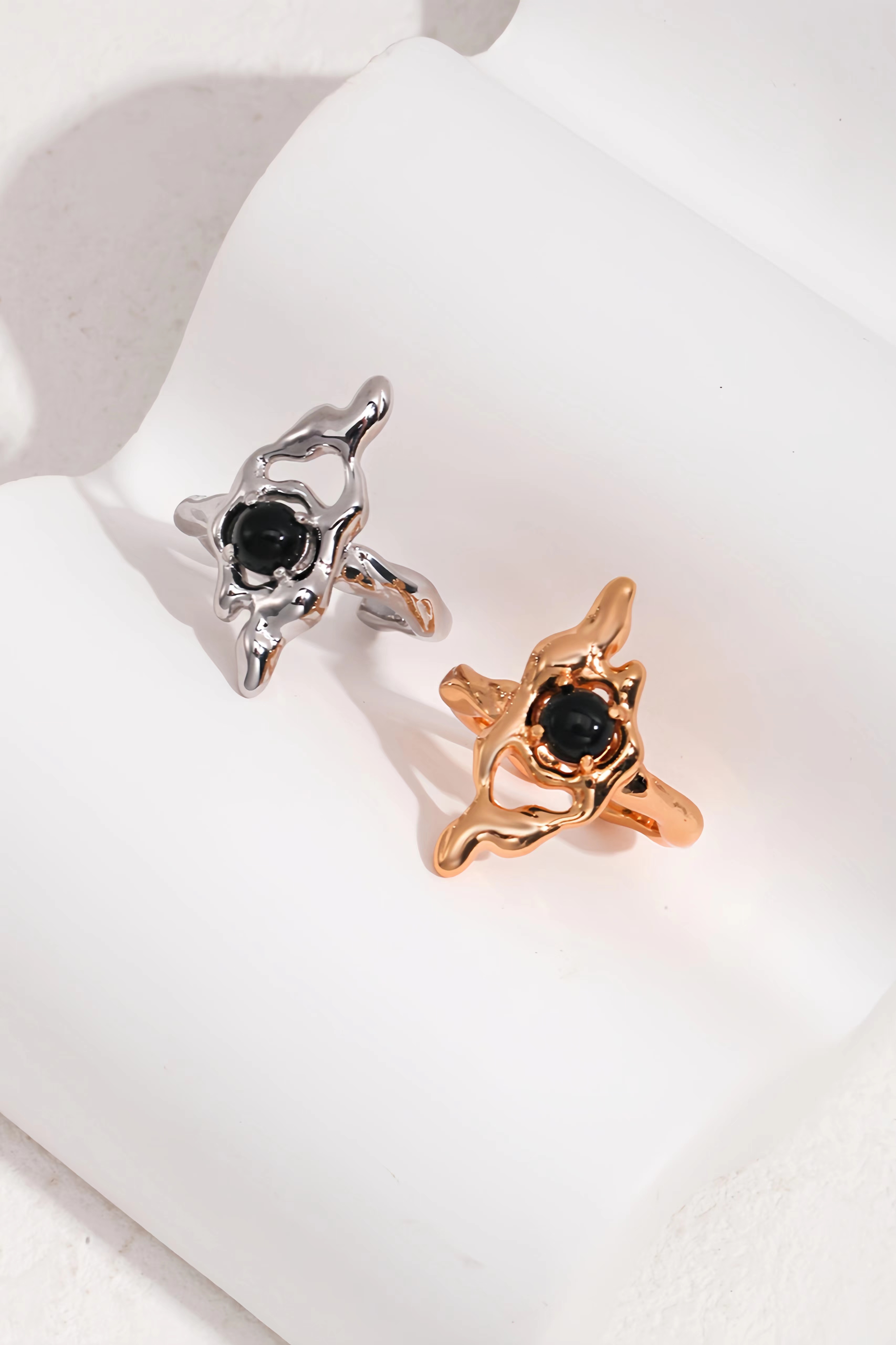 18K S925 Sterling Silver Fashion Personalized Onyx Series