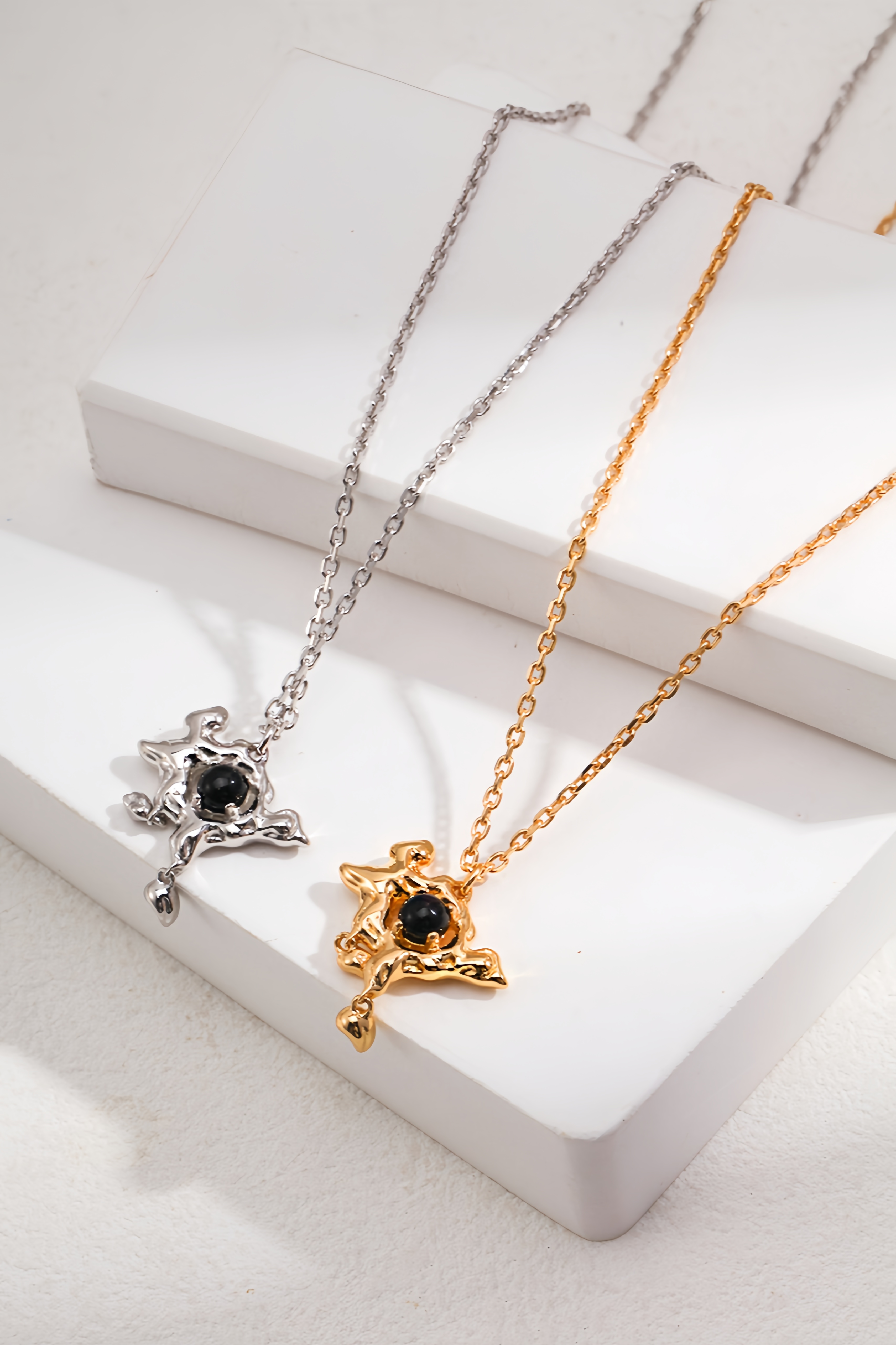 18K S925 Sterling Silver Fashion Personalized Onyx Series