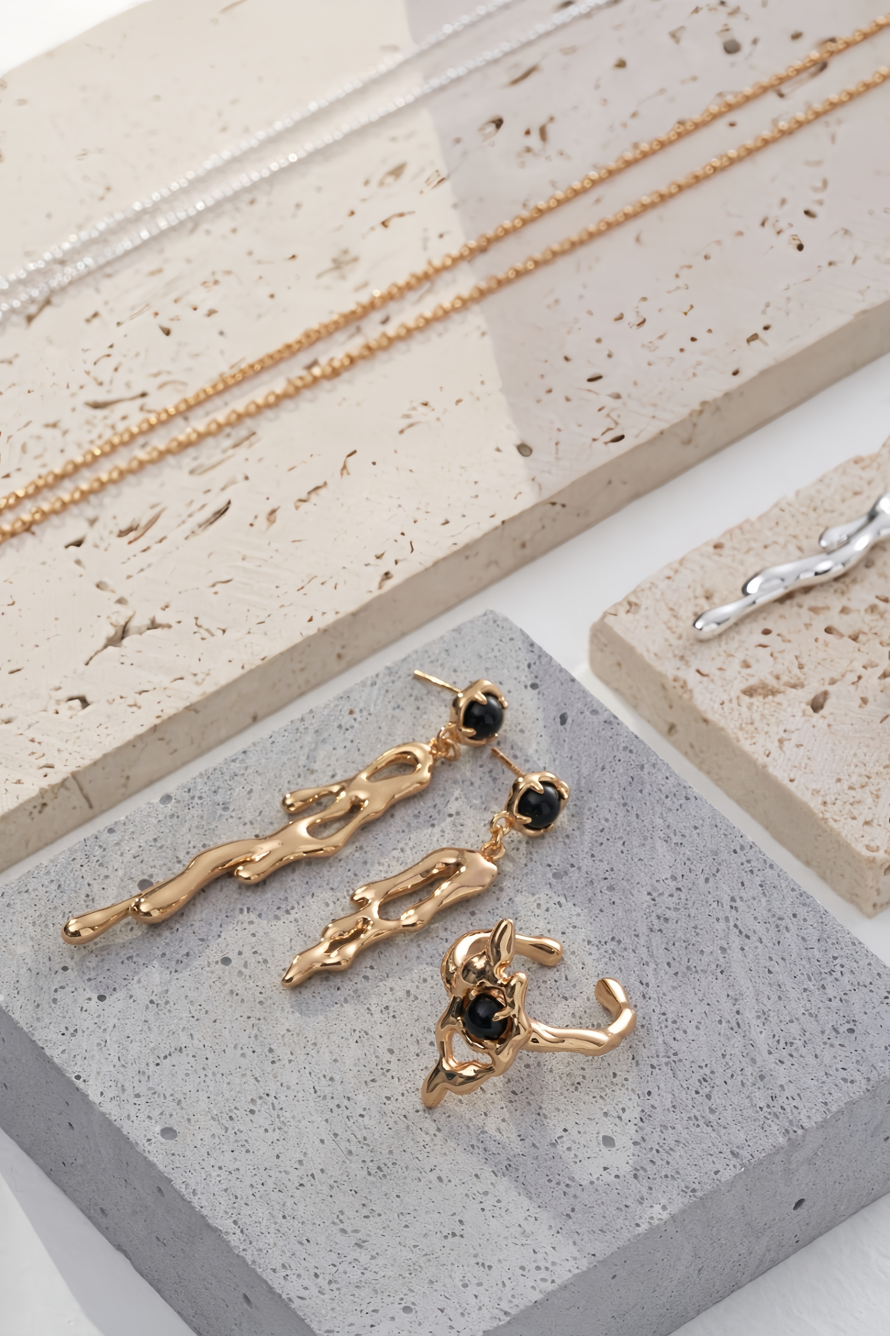 18K S925 Sterling Silver Fashion Personalized Onyx Series