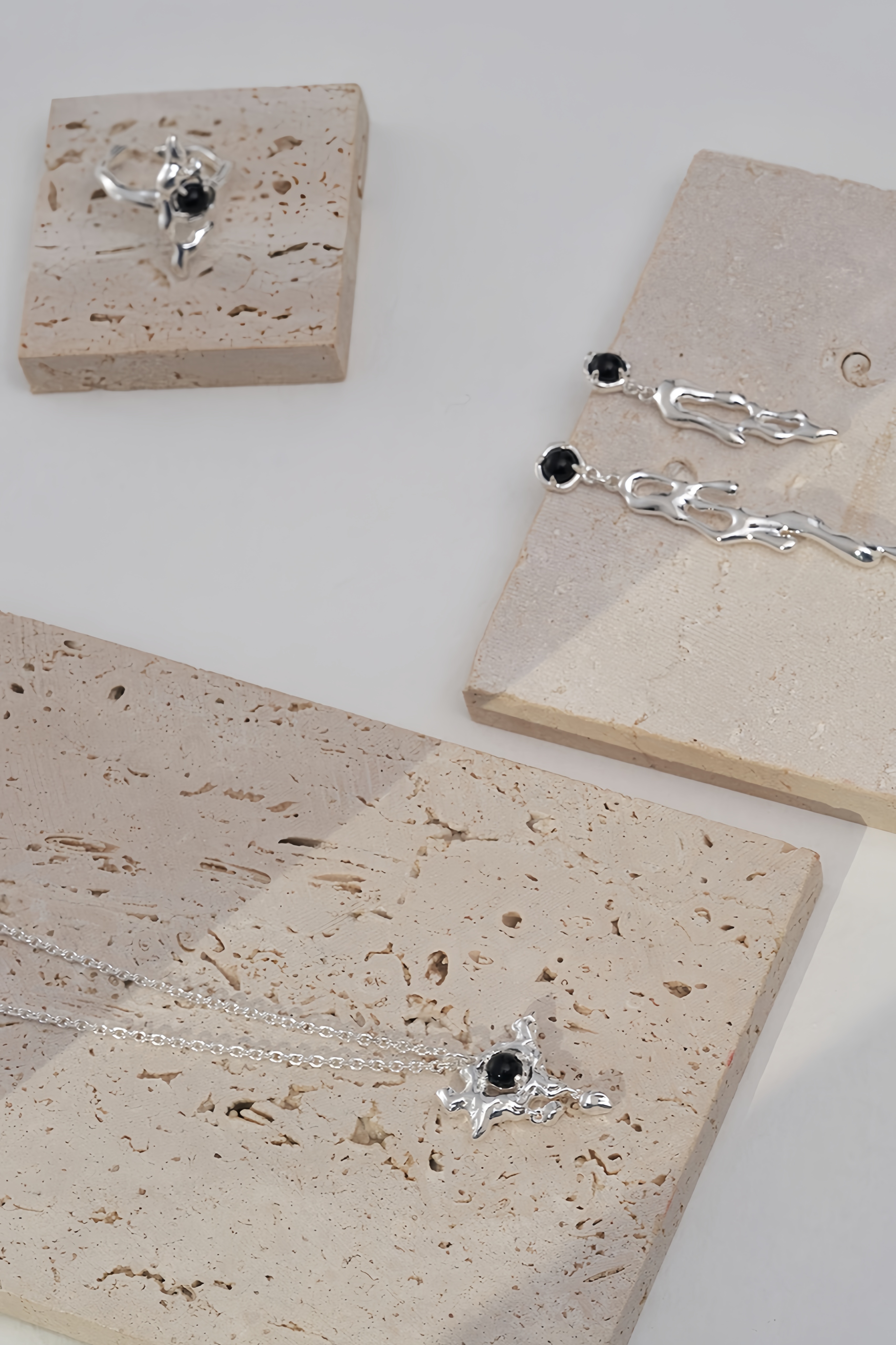 18K S925 Sterling Silver Fashion Personalized Onyx Series