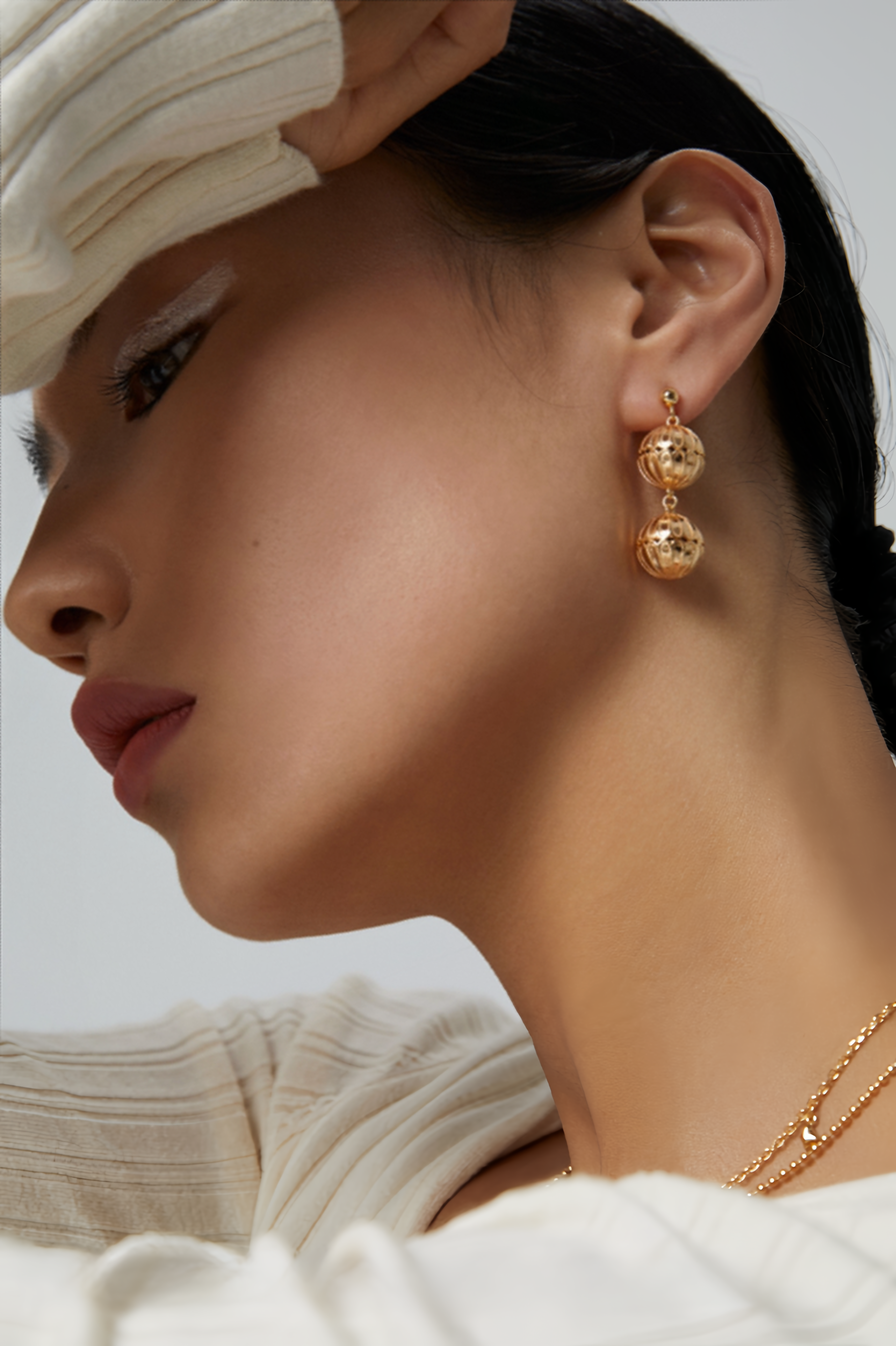 18K S925 Sterling Silver Vintage Fashion Earrings