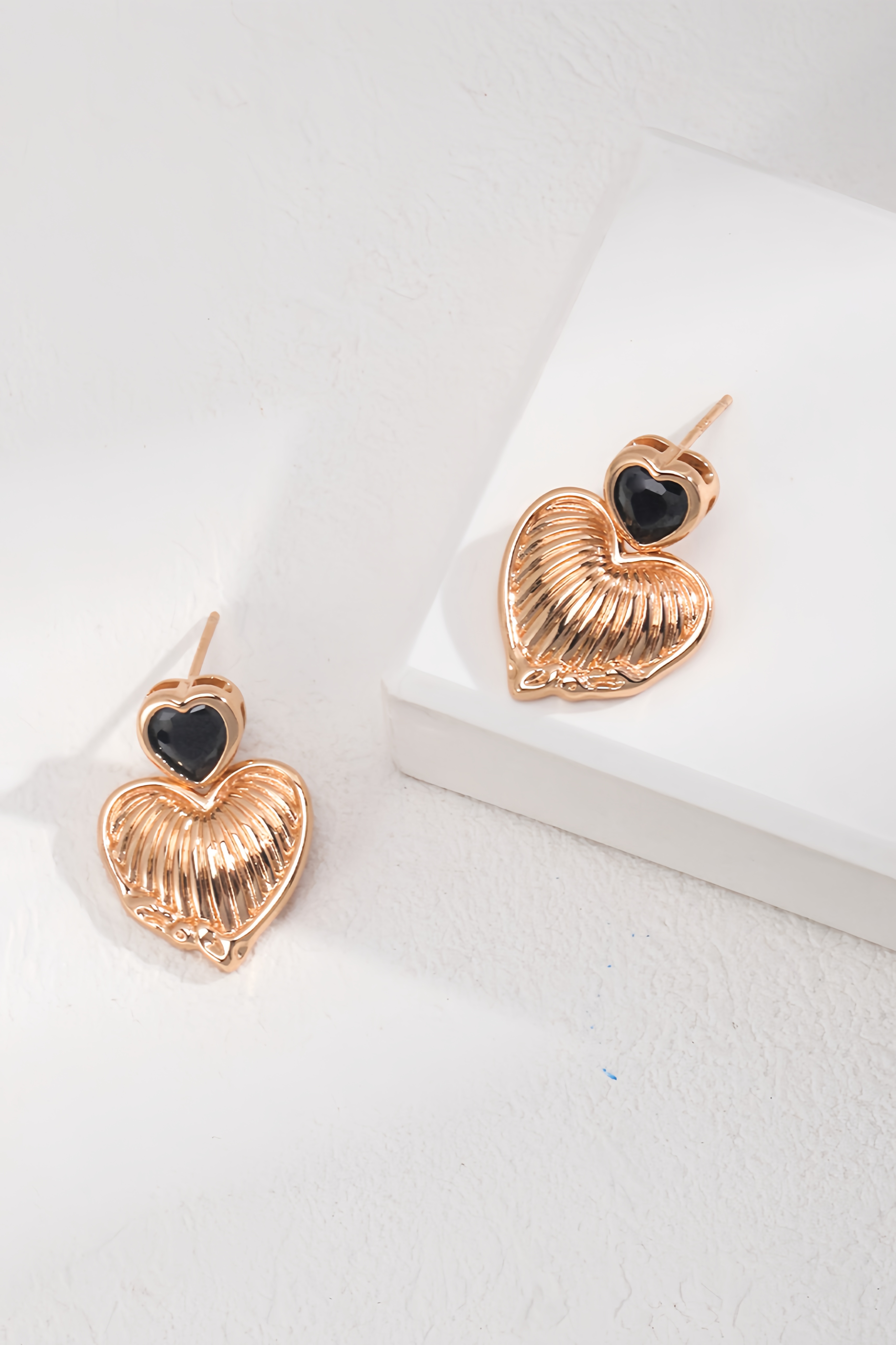 18K S925 sterling silver retro fashion temperament earrings necklace