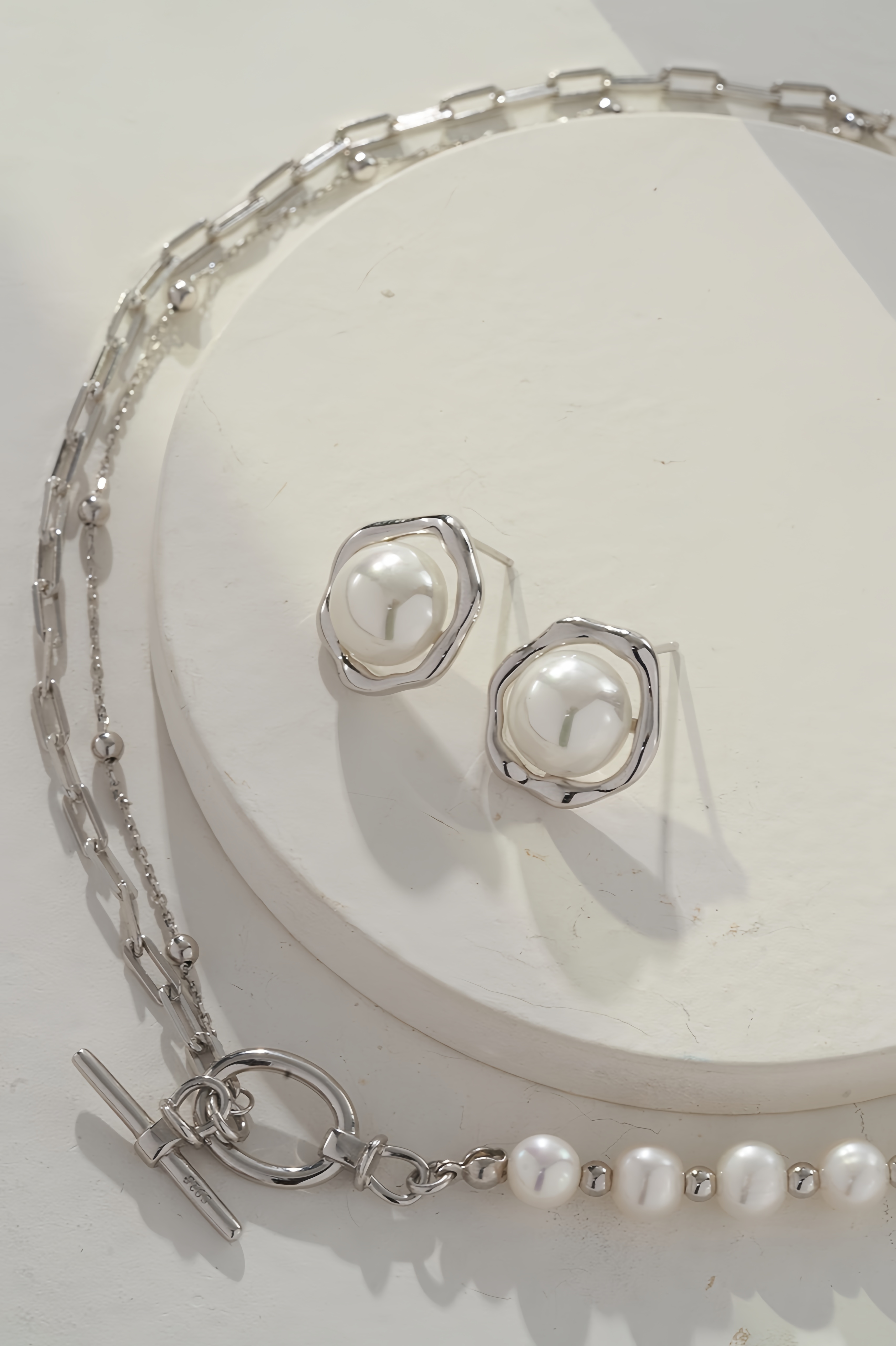 18K S925 sterling silver temperament fashion earrings