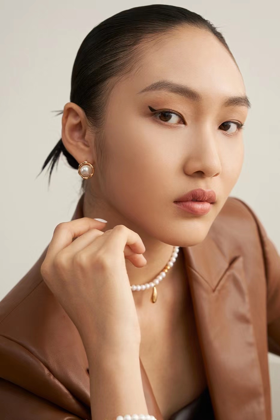 18K S925 sterling silver temperament fashion earrings