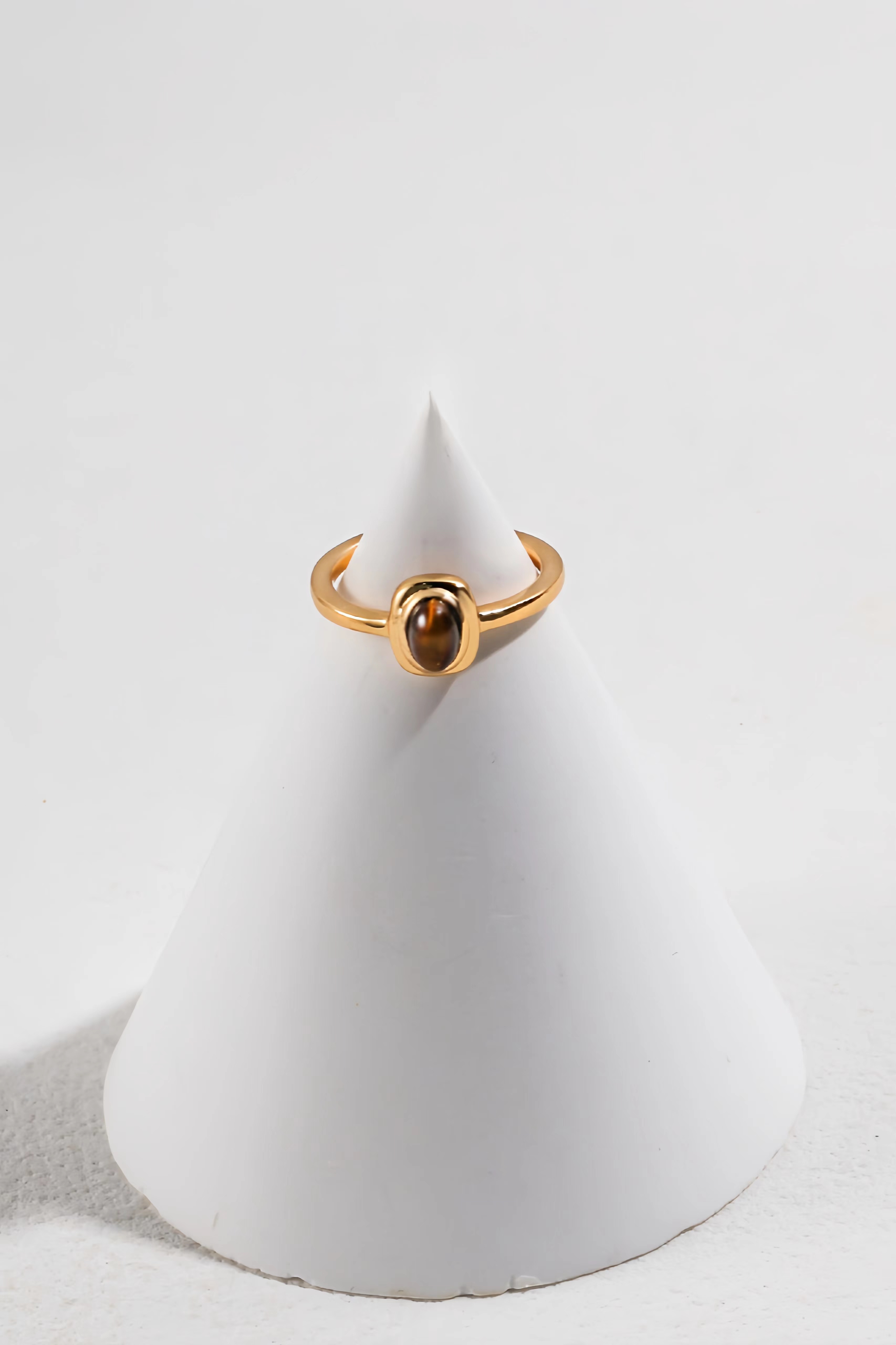 18K S925 Sterling Silver Fashion Tiger Eye Stone Collection