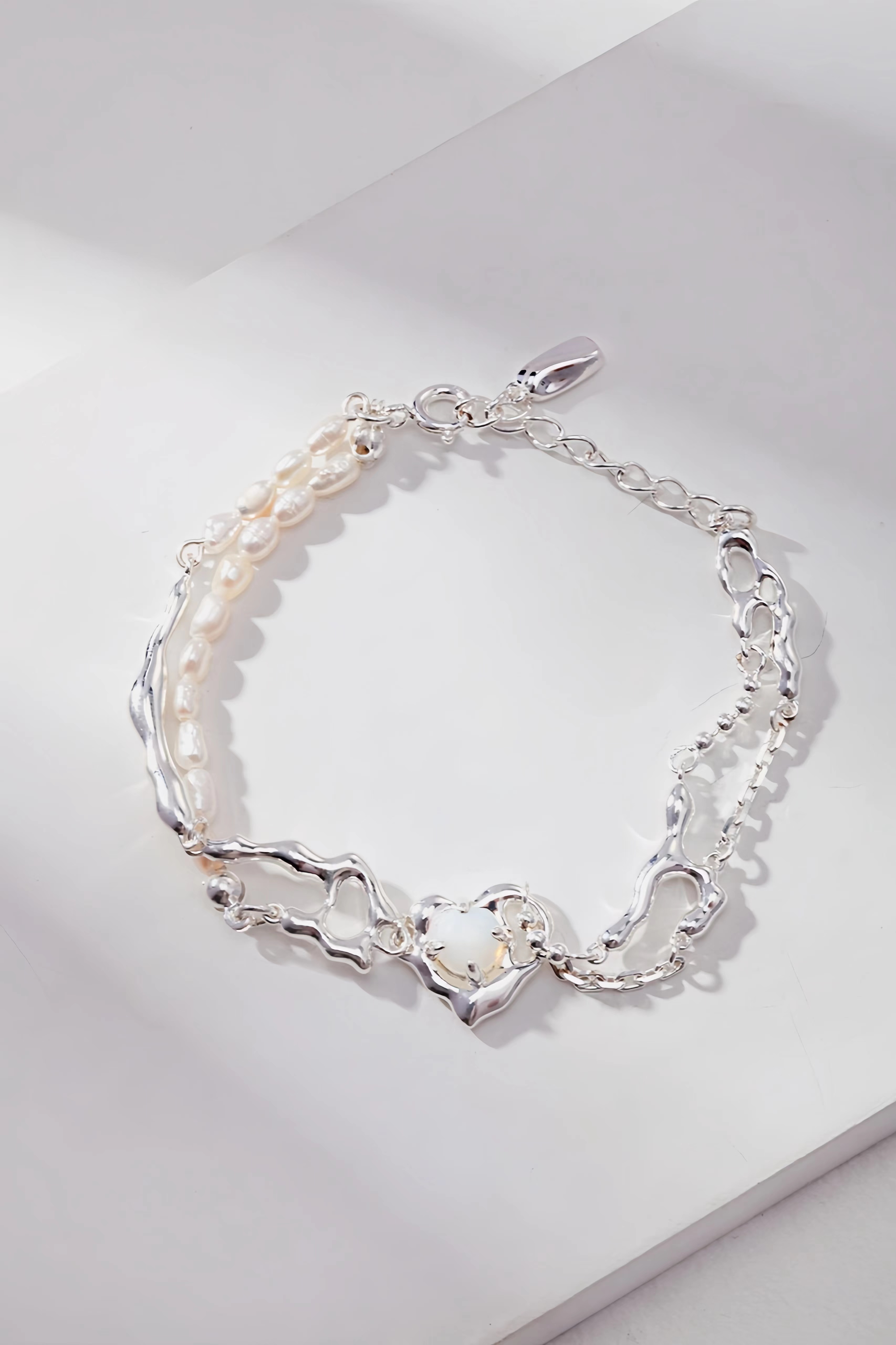  18K S925 sterling silver temperament fashion opal pearl series