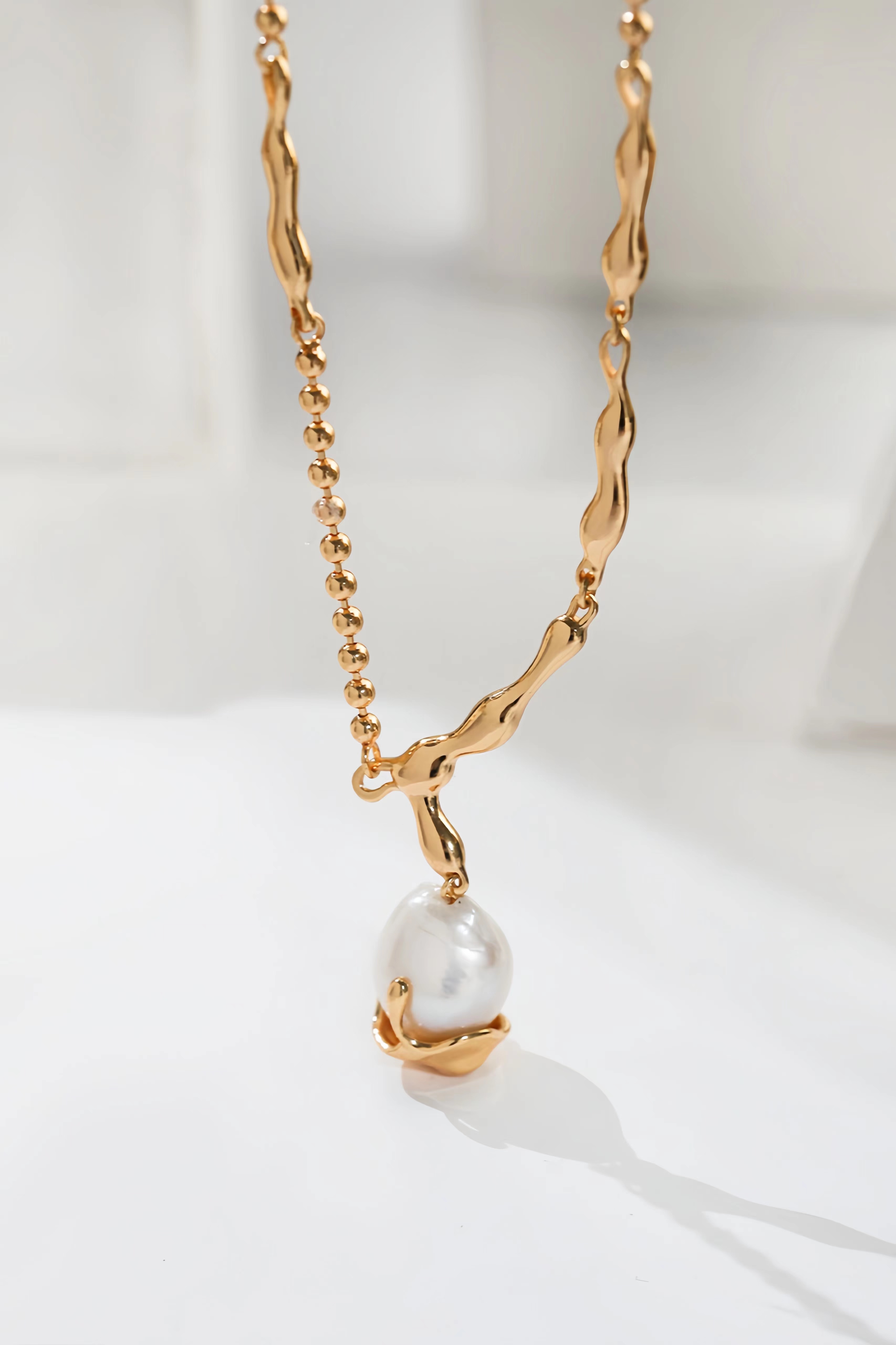 18K S925 Sterling Silver Fashion INS Style Premium Pearl Collection