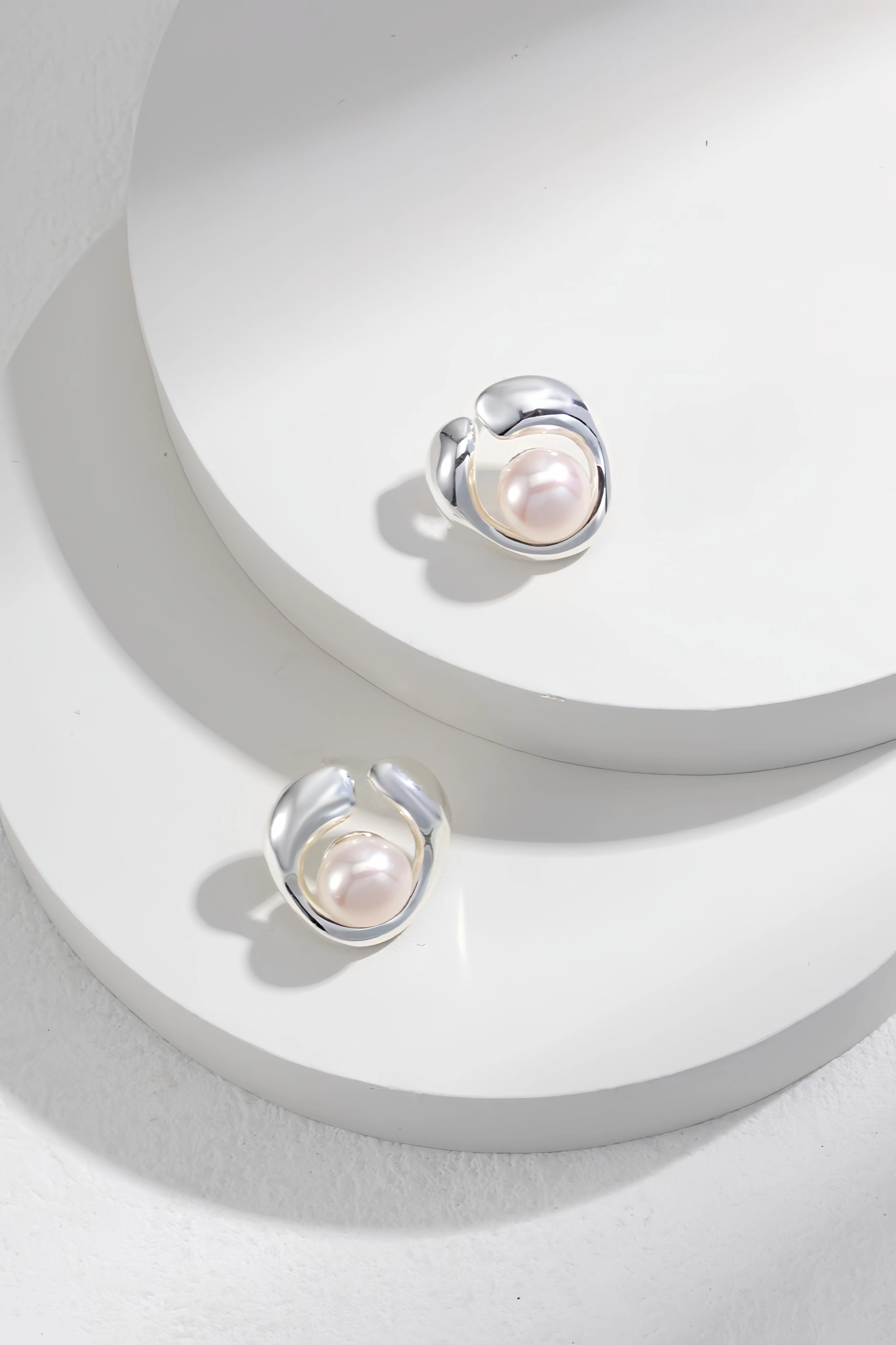 18K S925 Sterling Silver Fashion Cool Style Pearl Reinvention Collection