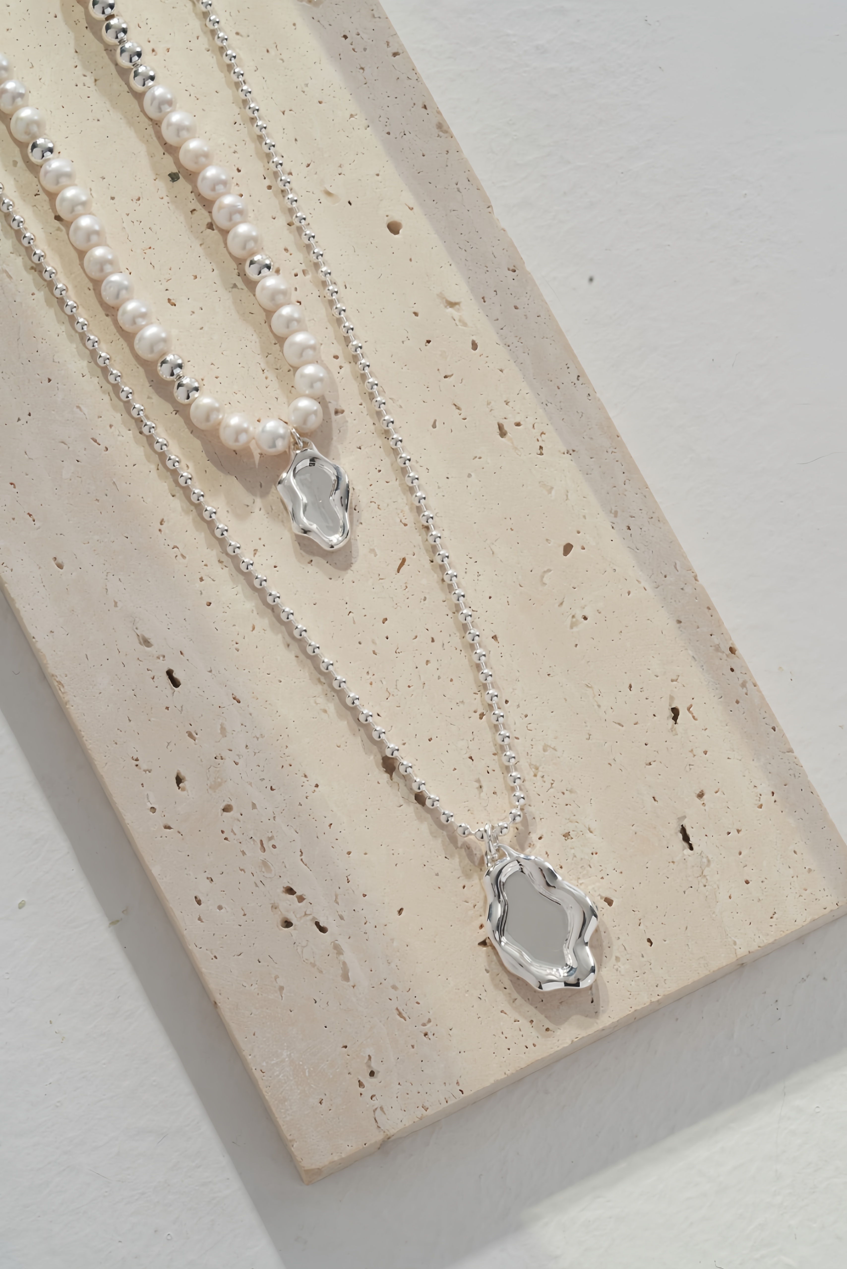 18K S925 sterling silver fashion personality simple and versatile mirror series