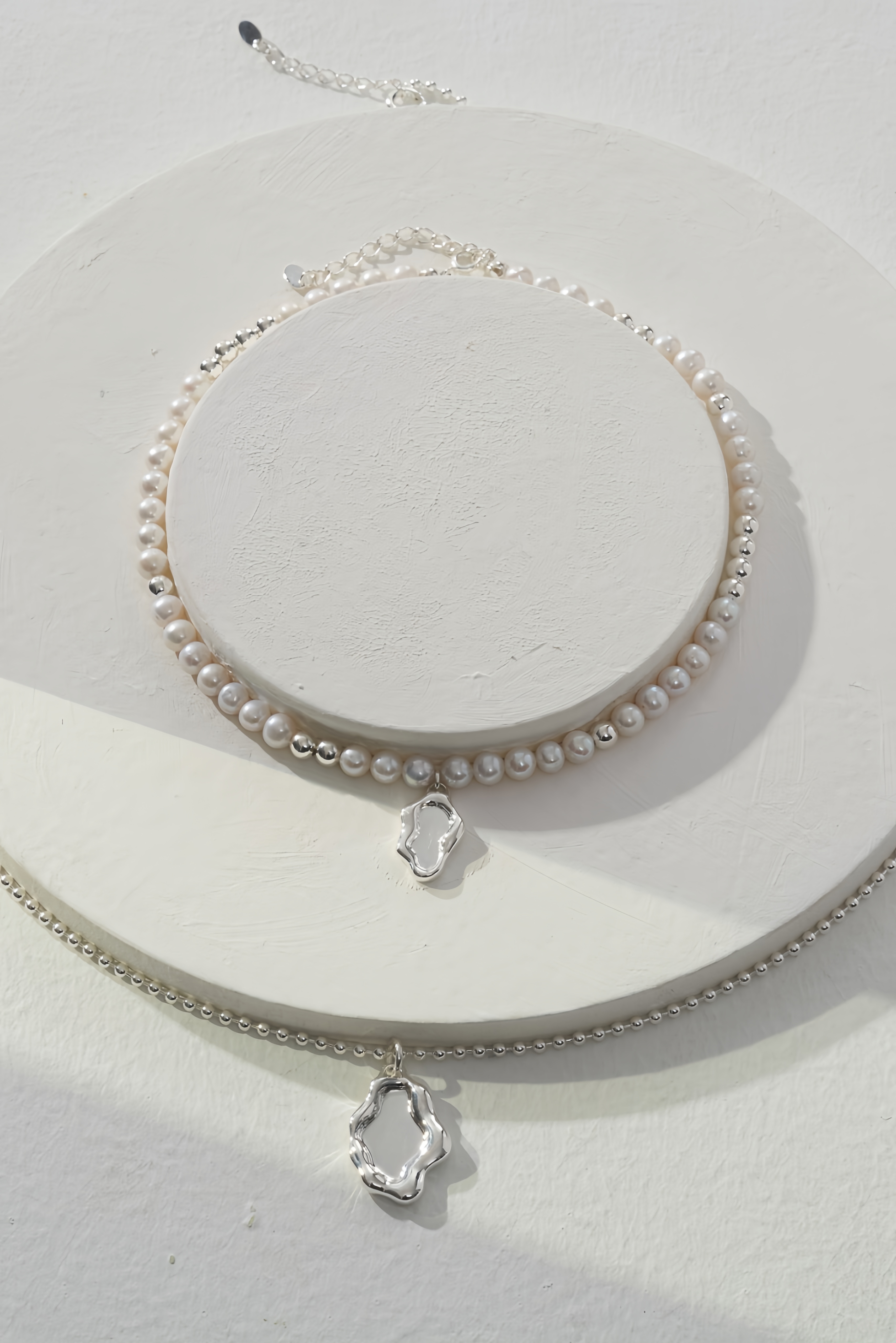 18K S925 sterling silver fashion personality simple and versatile mirror series