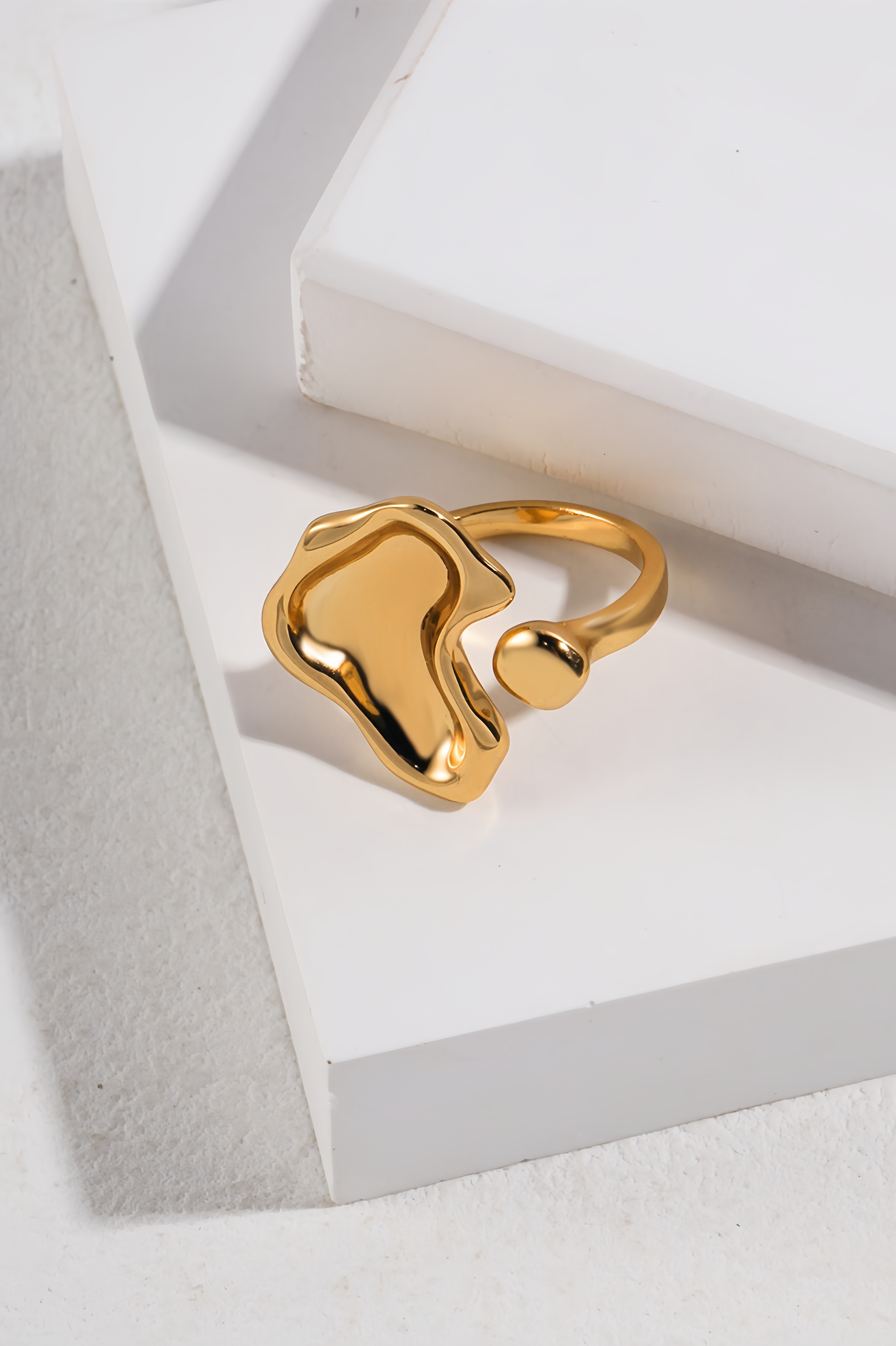 18K S925 sterling silver fashion personality simple and versatile mirror series