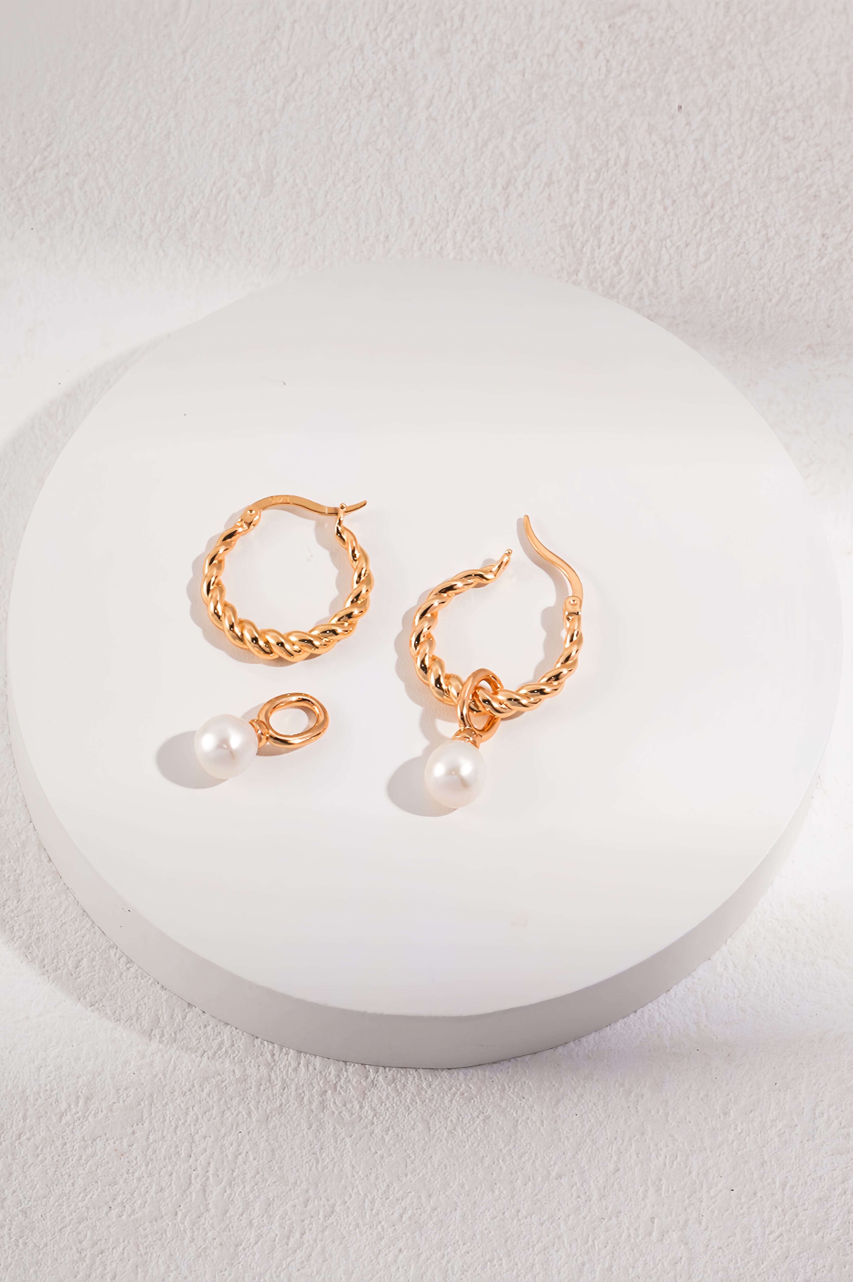 18K S925 Sterling Silver Fashion Elegant Earrings Necklace Collection