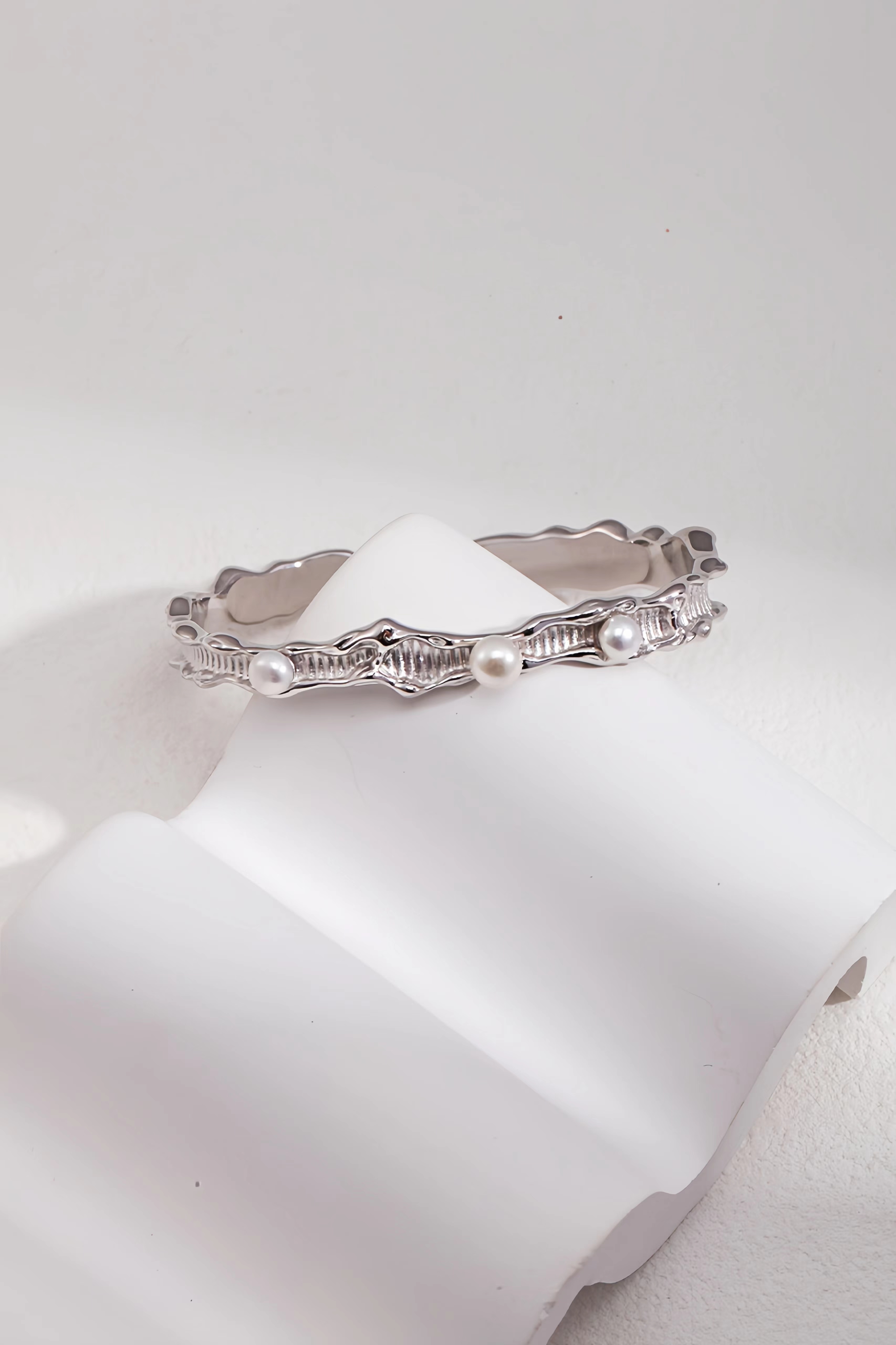 18K S925 sterling silver fashion personality natural fluid ocean series