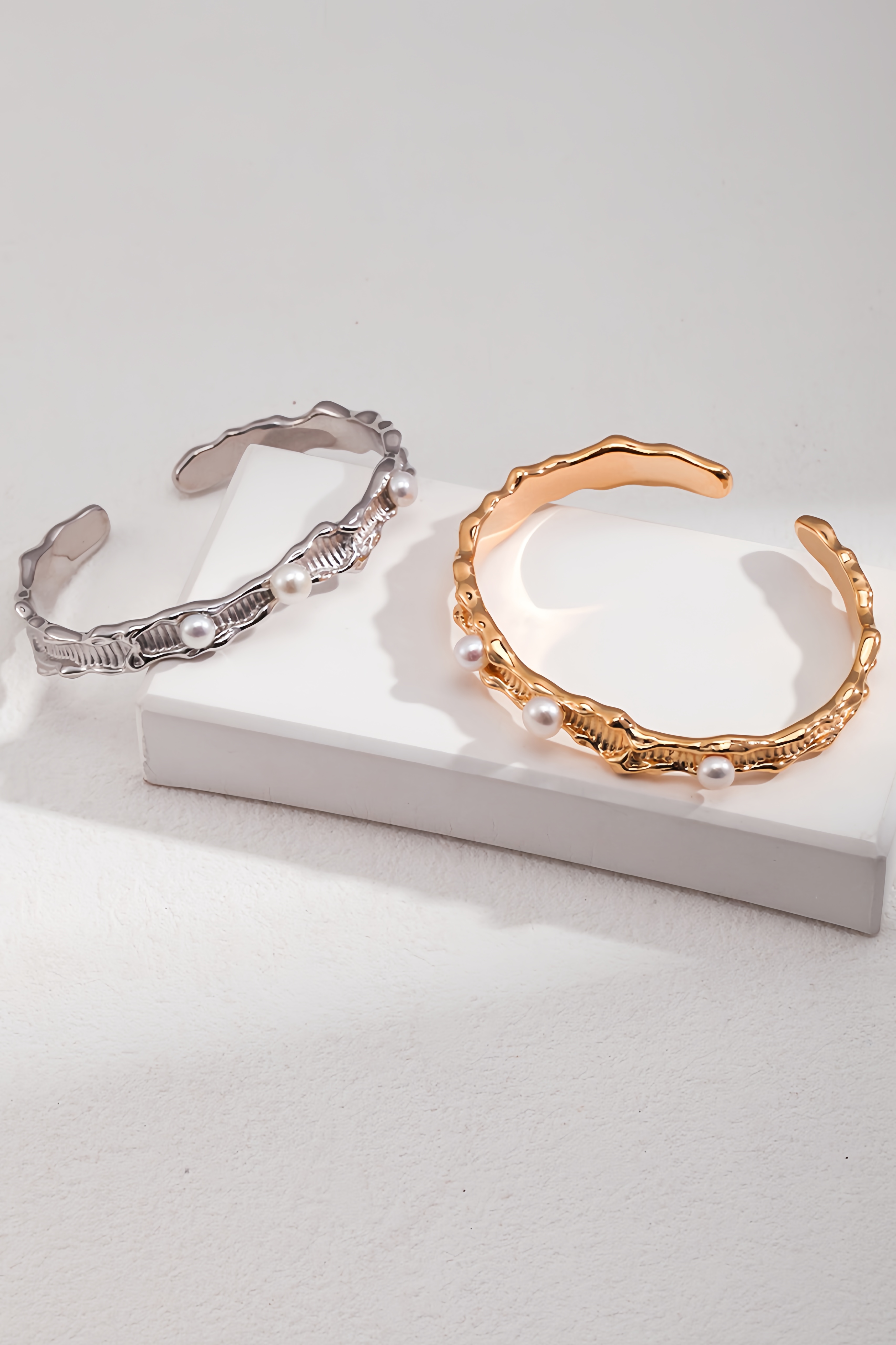 18K S925 sterling silver fashion personality natural fluid ocean series