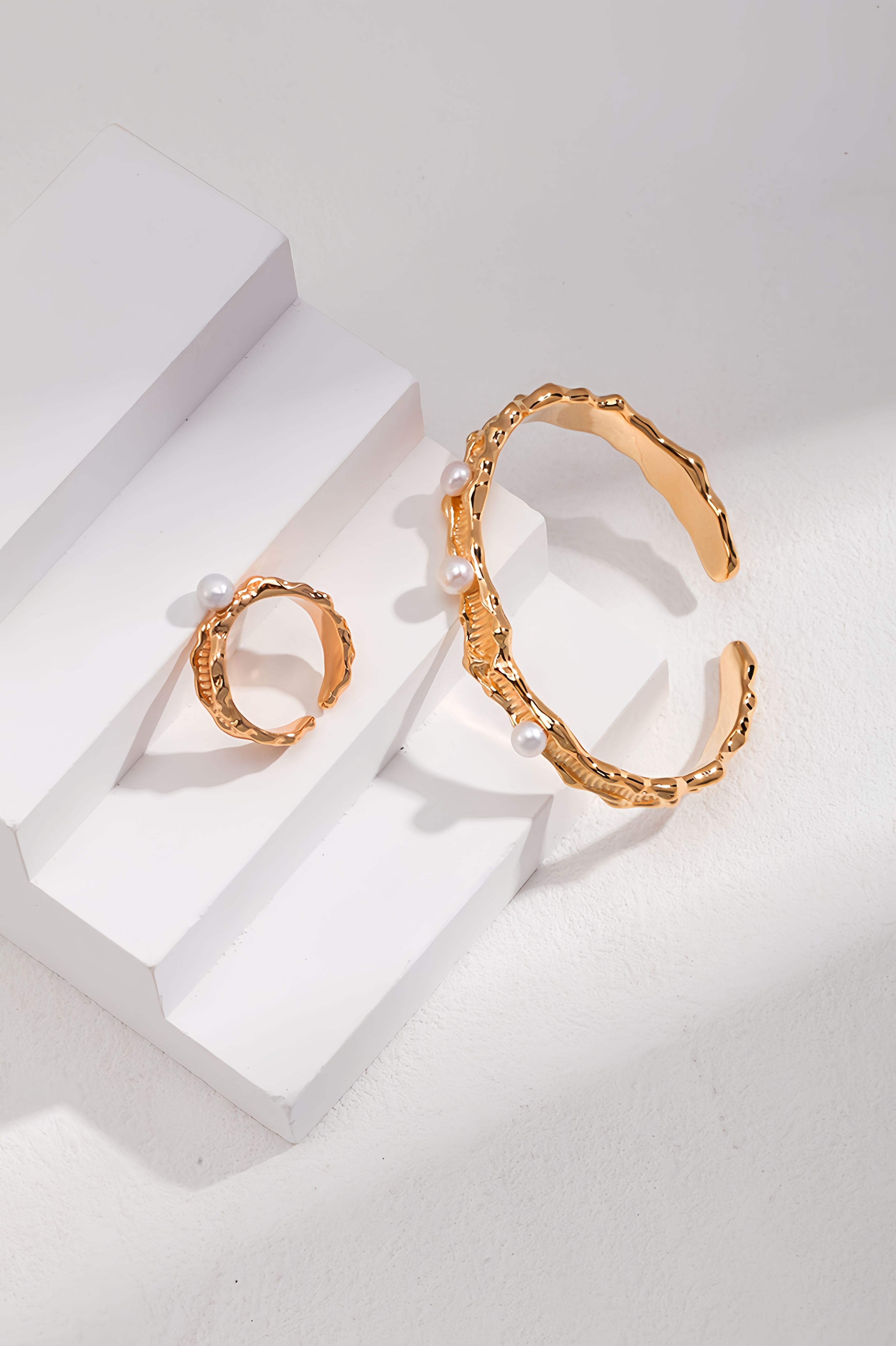 18K S925 sterling silver fashion personality natural fluid ocean series