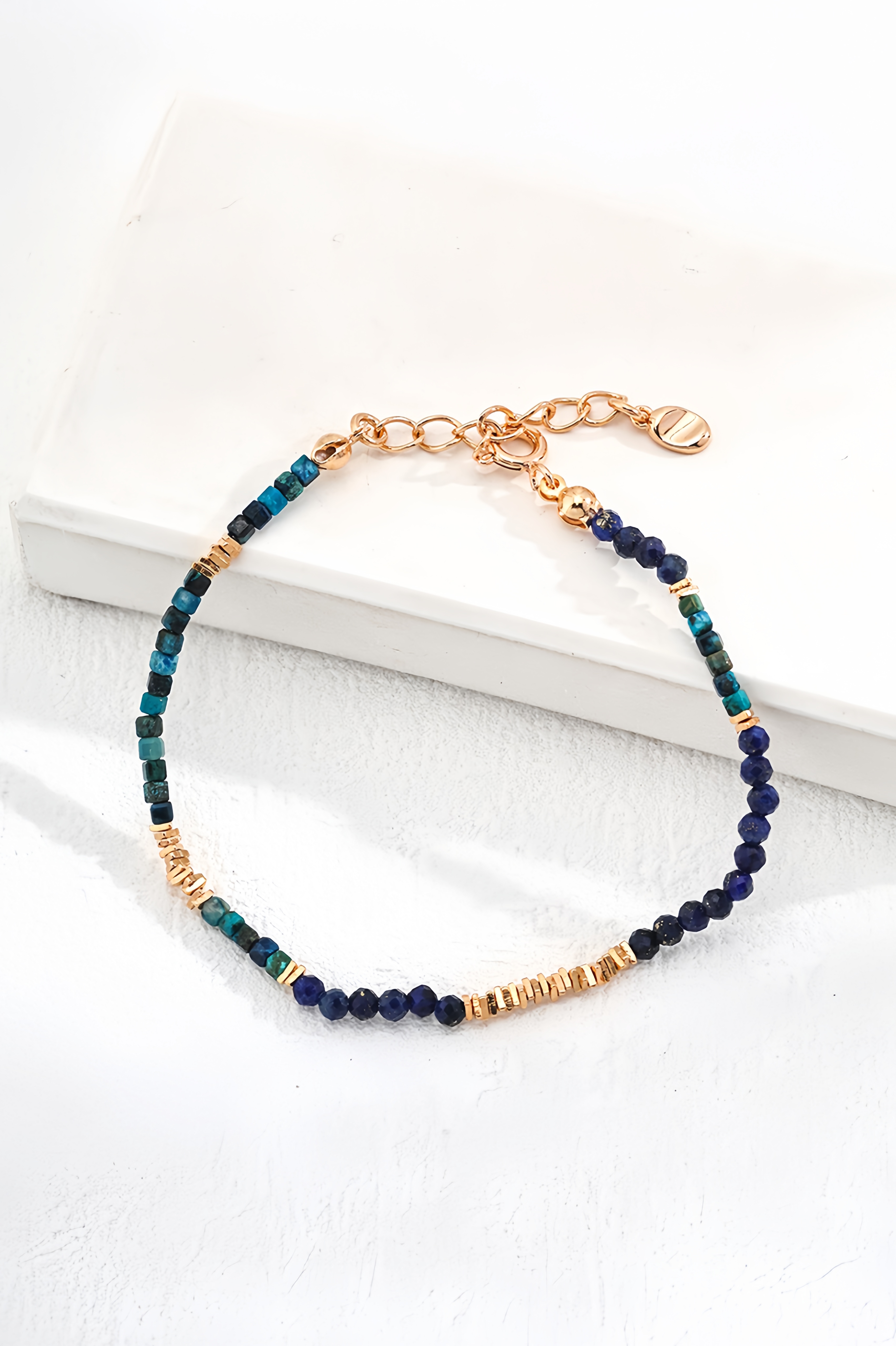 18K S925 Sterling Silver Fashion Deep Noble Mystery Lapis Lazuli Necklace Bracelet