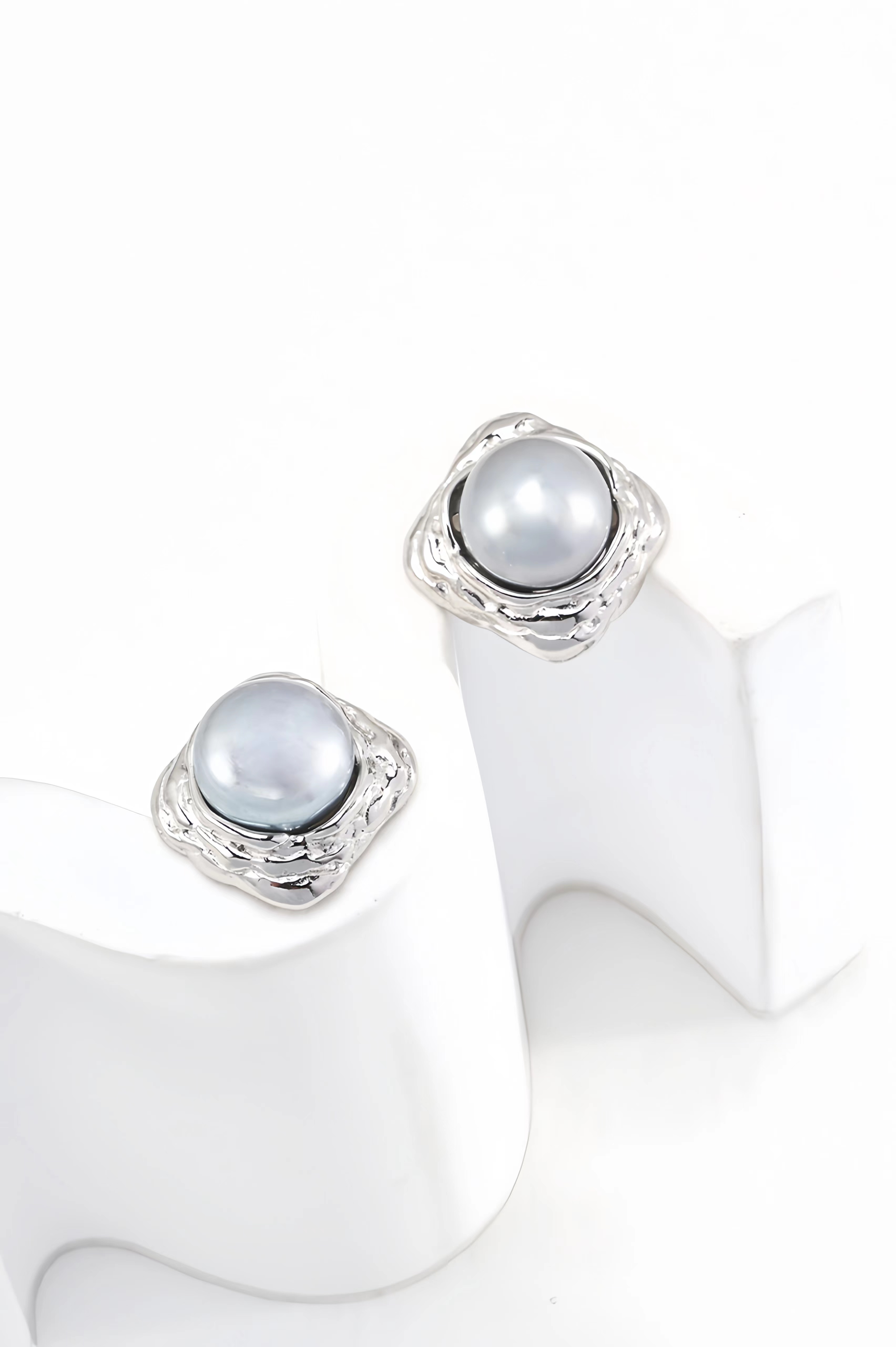 18K S925 sterling silver fashion elegant generous temperament earrings