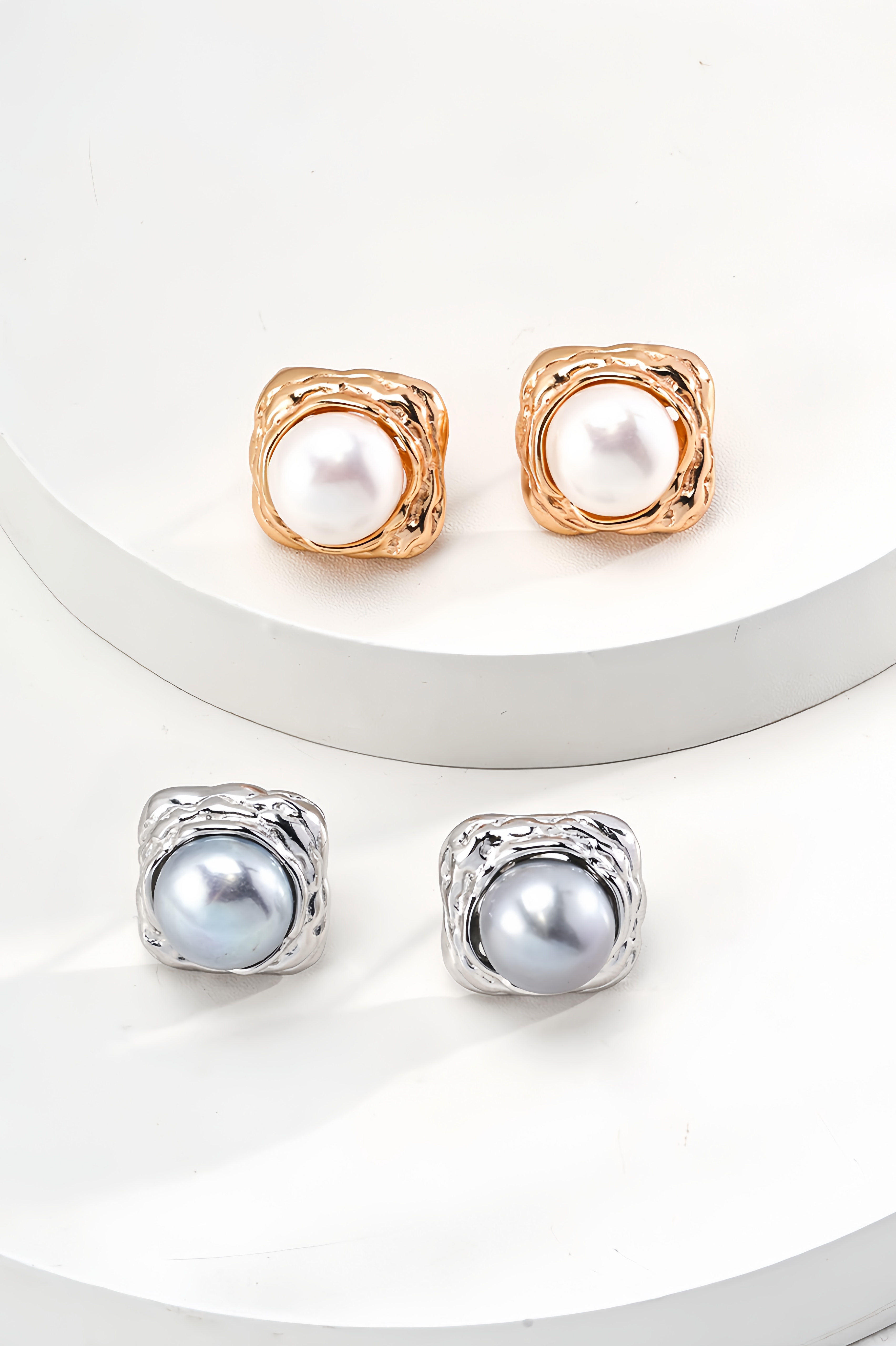 18K S925 sterling silver fashion elegant generous temperament earrings