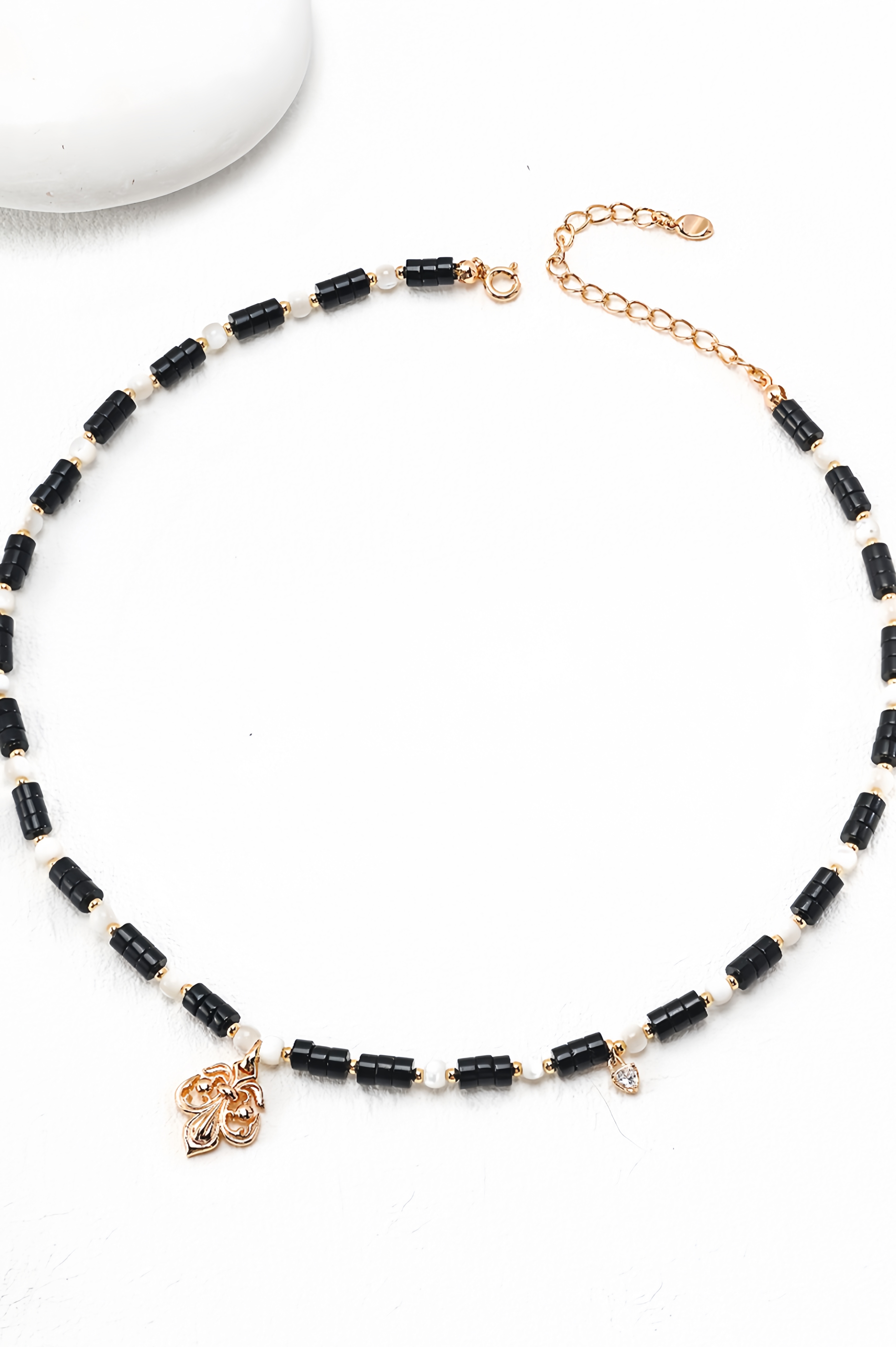 18K S925 Sterling Silver Fashion Vintage Personalized Pearl Earrings Necklace