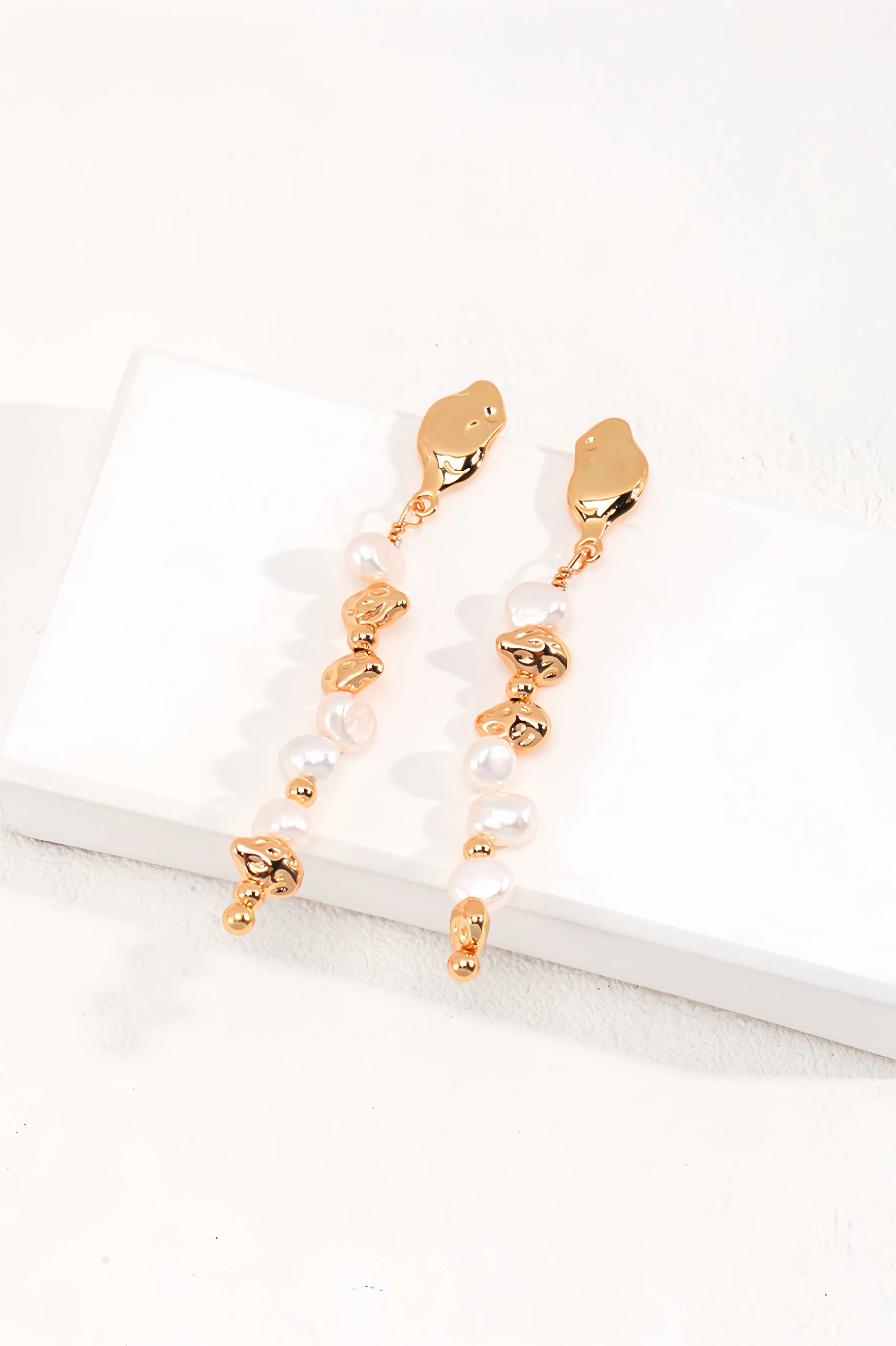 18K S925 Sterling Silver Fashion Elegant Personalized Pearl Earrings Bracelet Necklace Ring Series