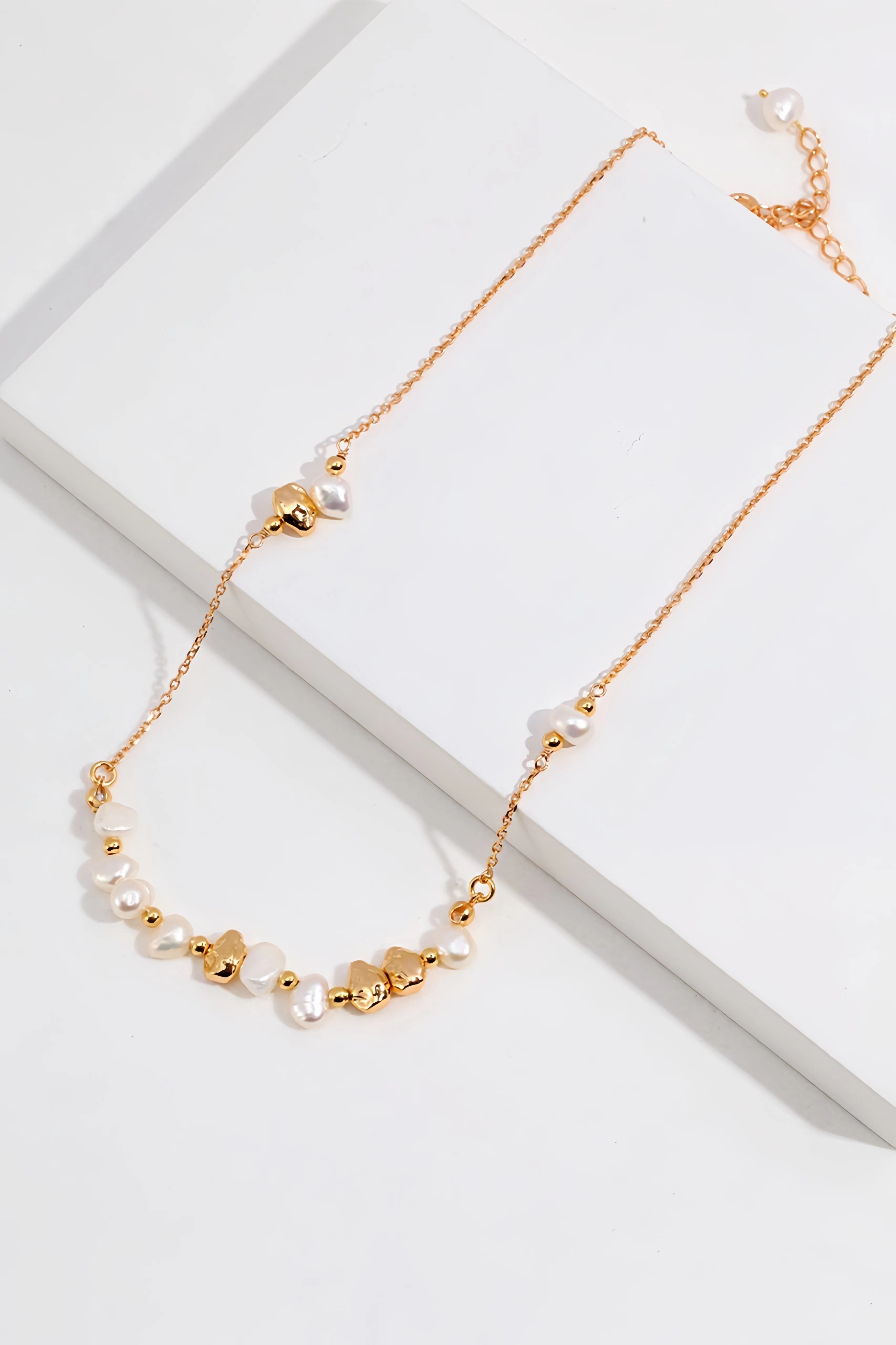 18K S925 Sterling Silver Fashion Elegant Personalized Pearl Earrings Bracelet Necklace Ring Series