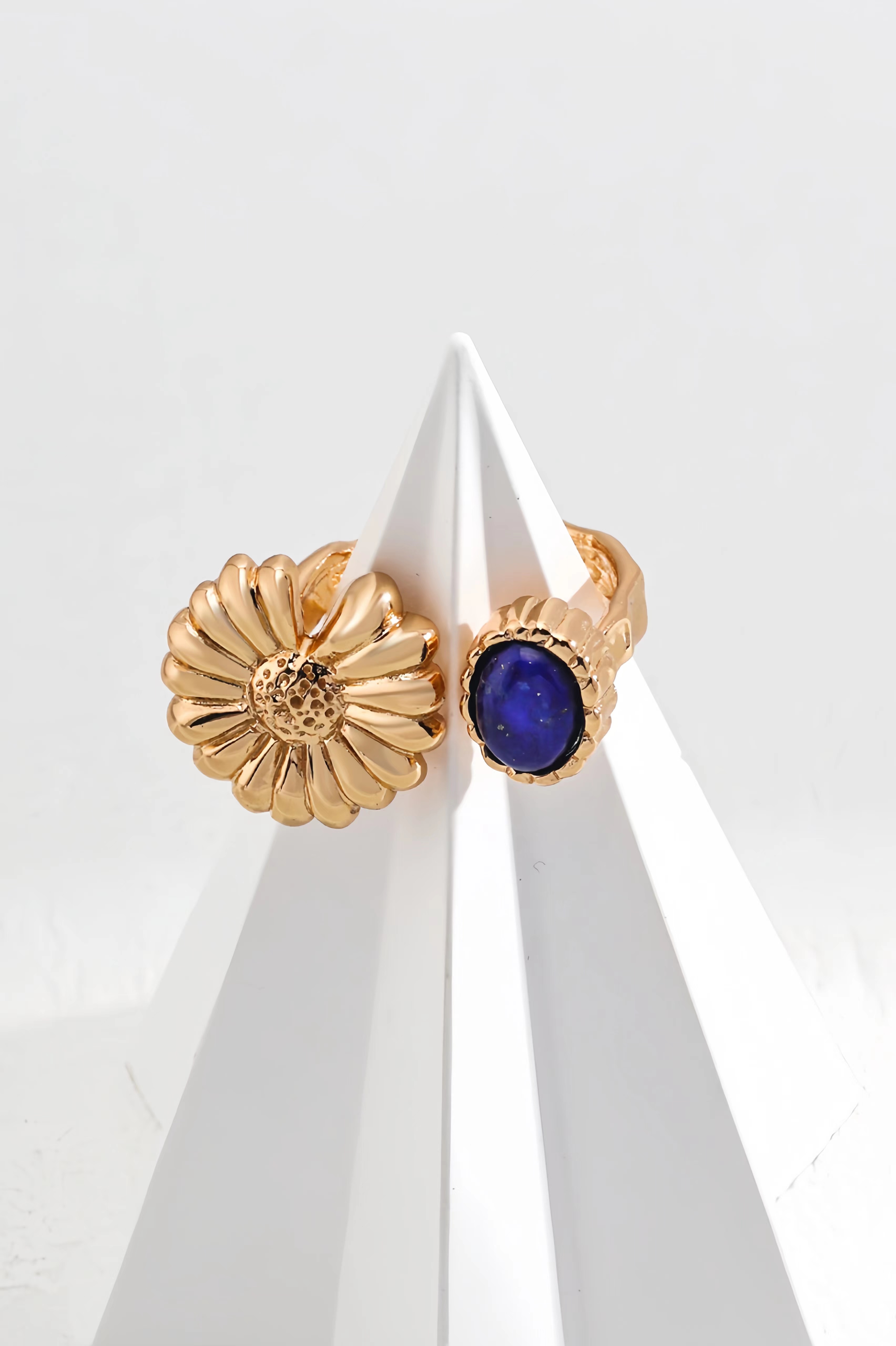 African Opal, 5A Zircon, Rainbow Nano Ring